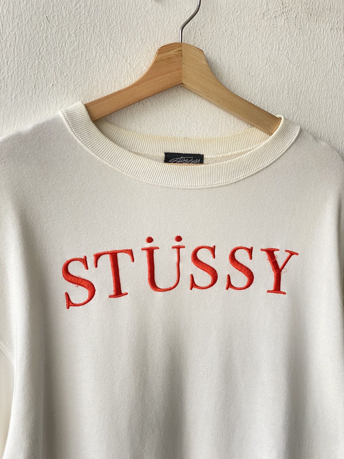 Stussy × Vintage Vintage Stussy Embroidered Crewneck / Travis Flacko Scott Size US M / EU 48-50 / 2 - 1 Thumbnail
