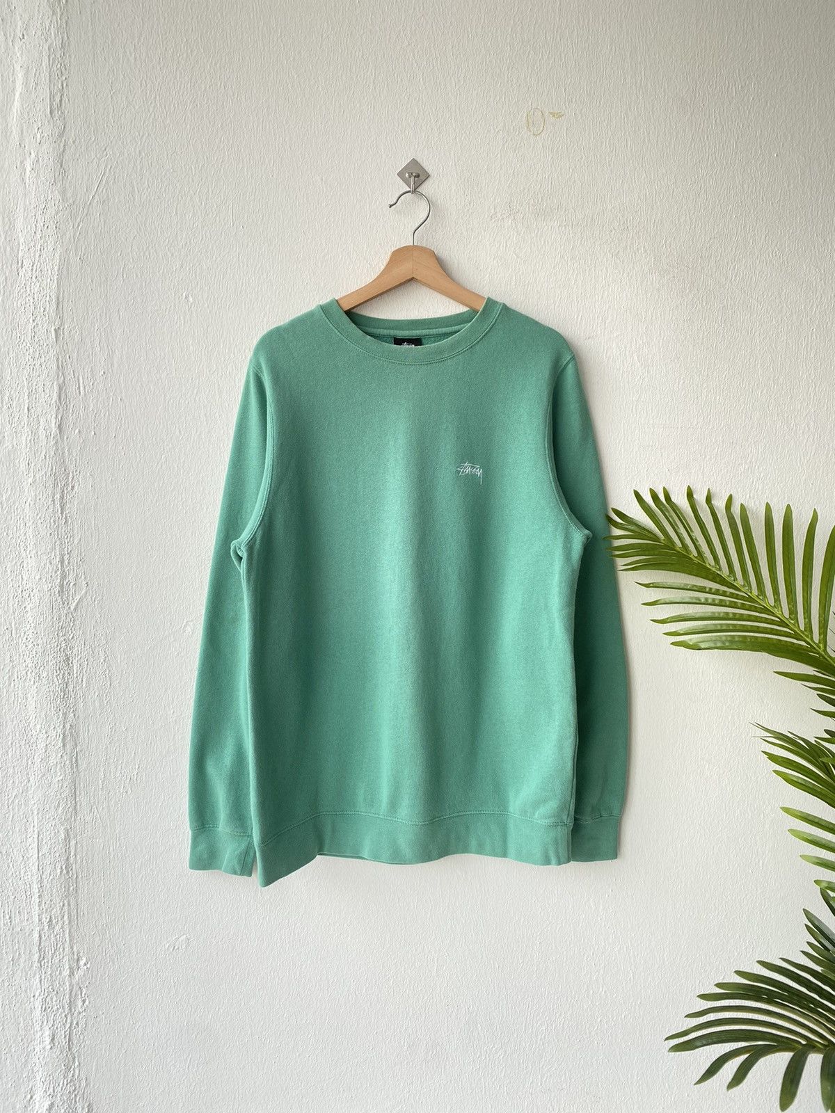 Stussy × Vintage OG Vintage Stussy Embroidered Spellout Crewneck/Travis Scott Size US M / EU 48-50 / 2 - 3 Thumbnail