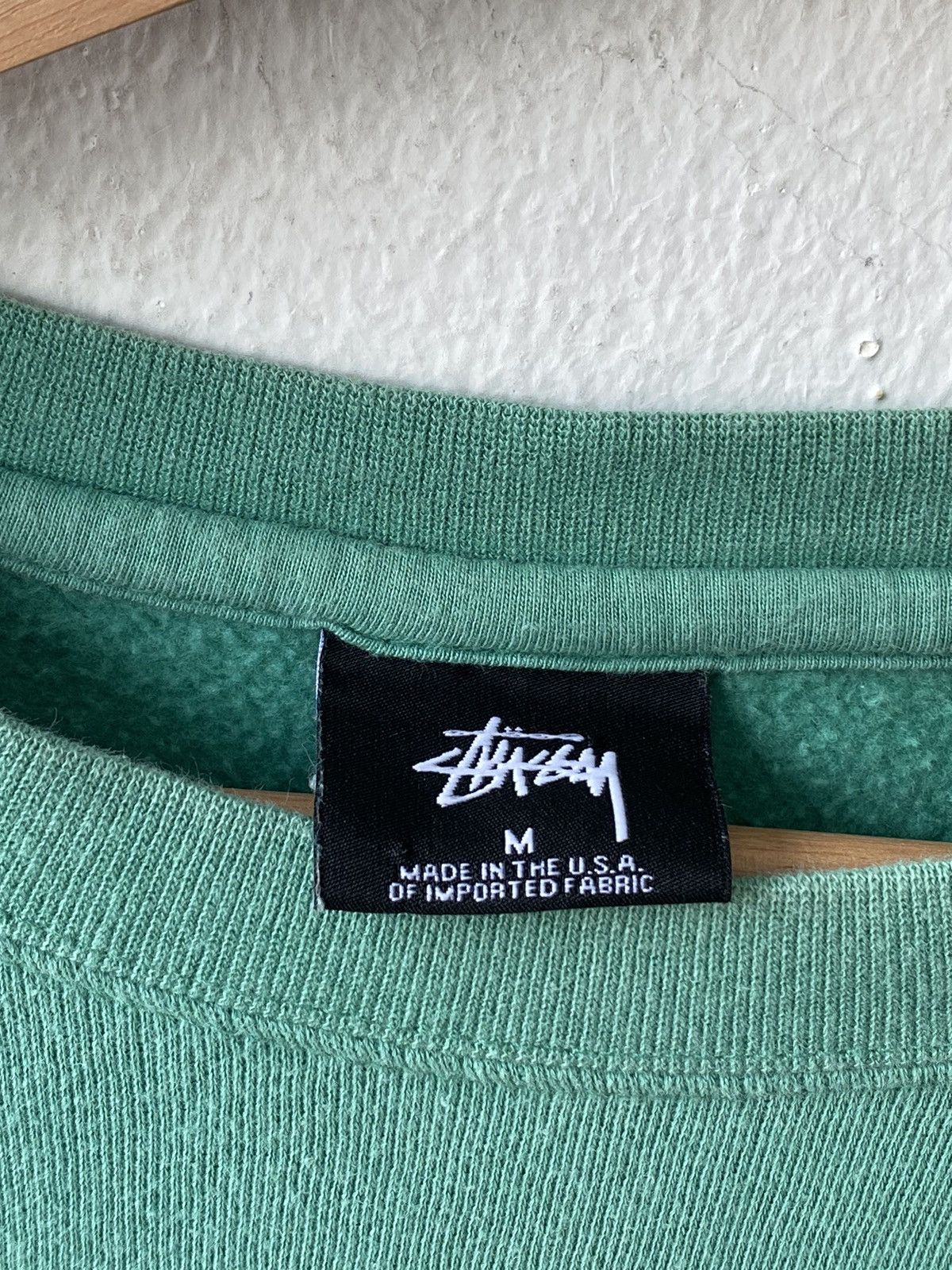 Stussy × Vintage OG Vintage Stussy Embroidered Spellout Crewneck/Travis Scott Size US M / EU 48-50 / 2 - 7 Thumbnail