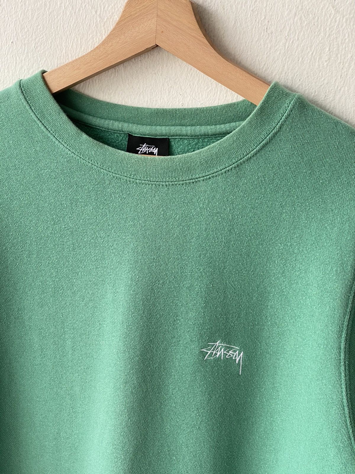 Stussy × Vintage OG Vintage Stussy Embroidered Spellout Crewneck/Travis Scott Size US M / EU 48-50 / 2 - 5 Thumbnail