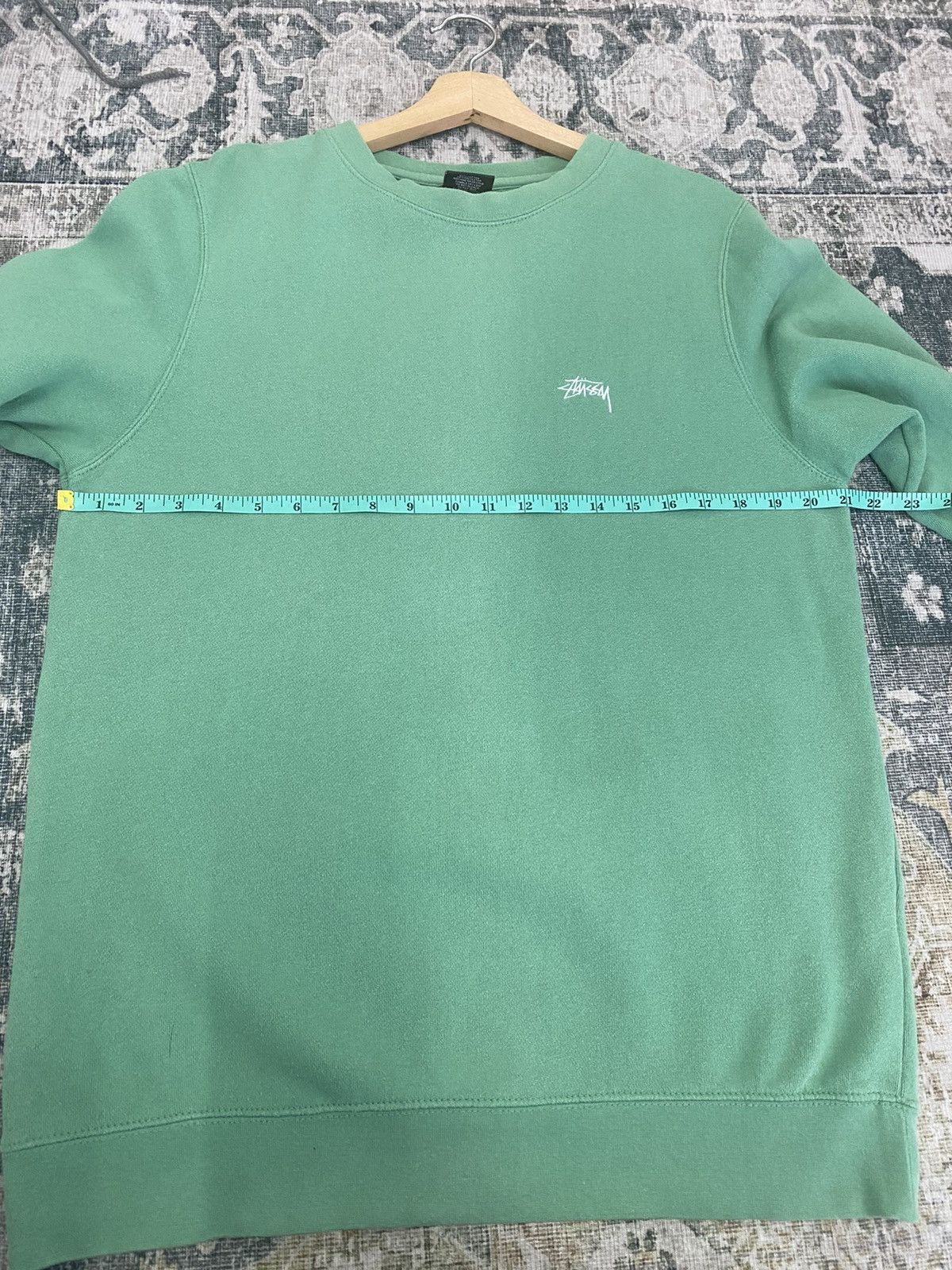 Stussy × Vintage OG Vintage Stussy Embroidered Spellout Crewneck/Travis Scott Size US M / EU 48-50 / 2 - 11 Thumbnail