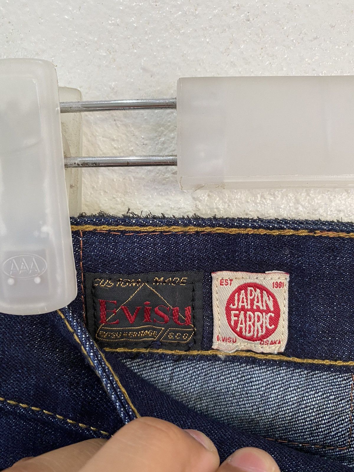 Japanese Brand RARE💙JAPANESE BRAND EVIS JAPAN DAICOCK SELVEDGE DENIM PANTS Size US 31 - 8 Thumbnail