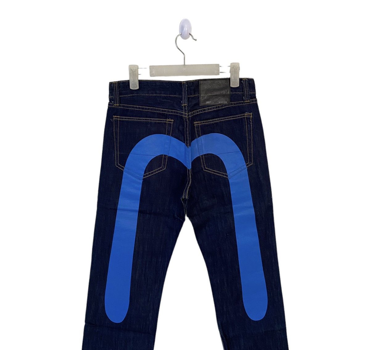 Japanese Brand RARE💙JAPANESE BRAND EVIS JAPAN DAICOCK SELVEDGE DENIM PANTS Size US 31 - 3 Thumbnail