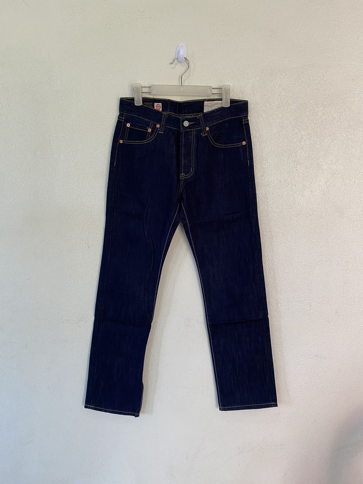 Japanese Brand RARE💙JAPANESE BRAND EVIS JAPAN DAICOCK SELVEDGE DENIM PANTS Size US 31 - 6 Thumbnail