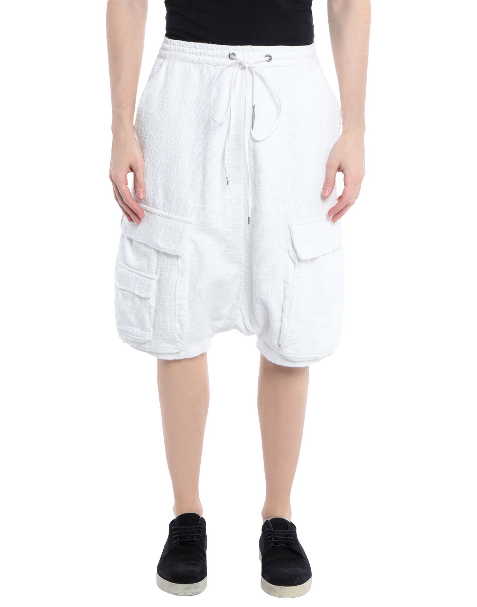 white designer cargo pods Shorts - not shirt coat jacket