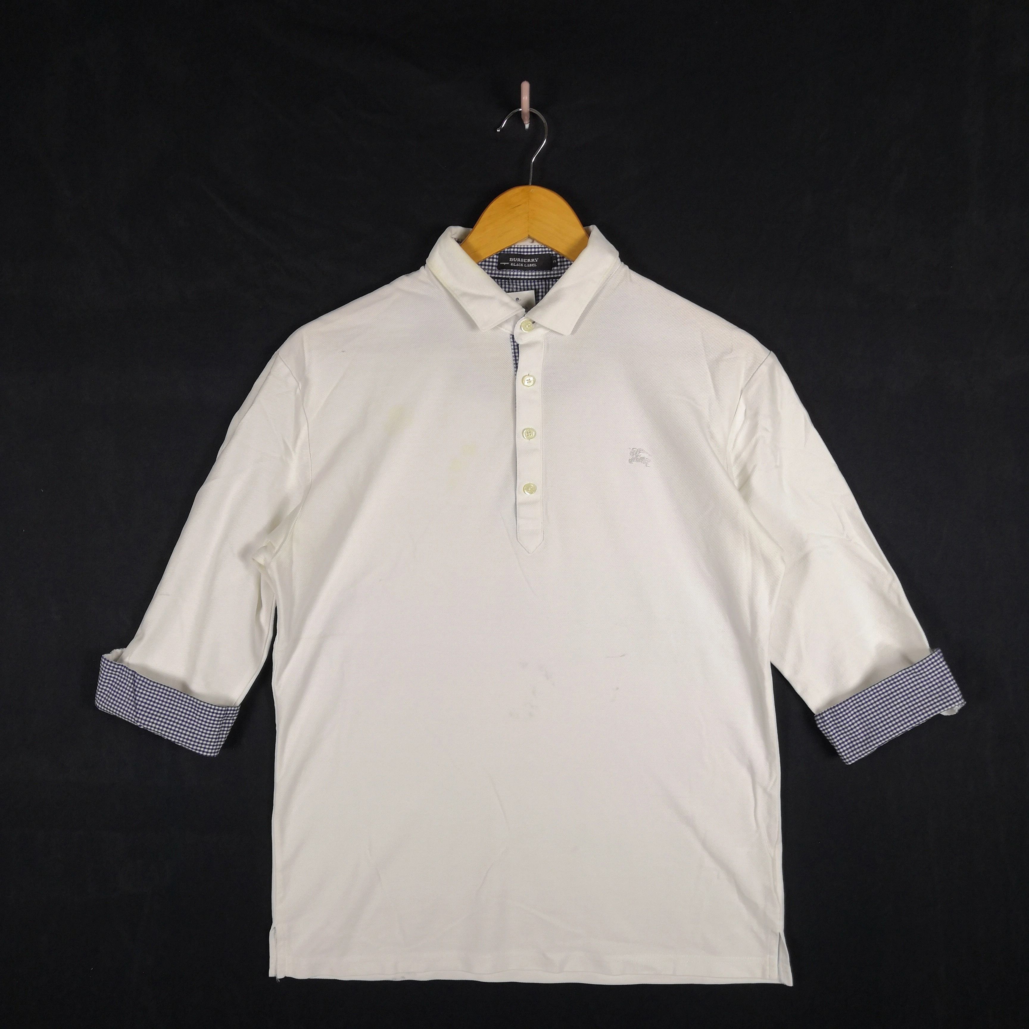 Burberry Vintage Burberry T Shirt Check Gingham Burberrys Tees Size US M / EU 48-50 / 2 - 4 Thumbnail