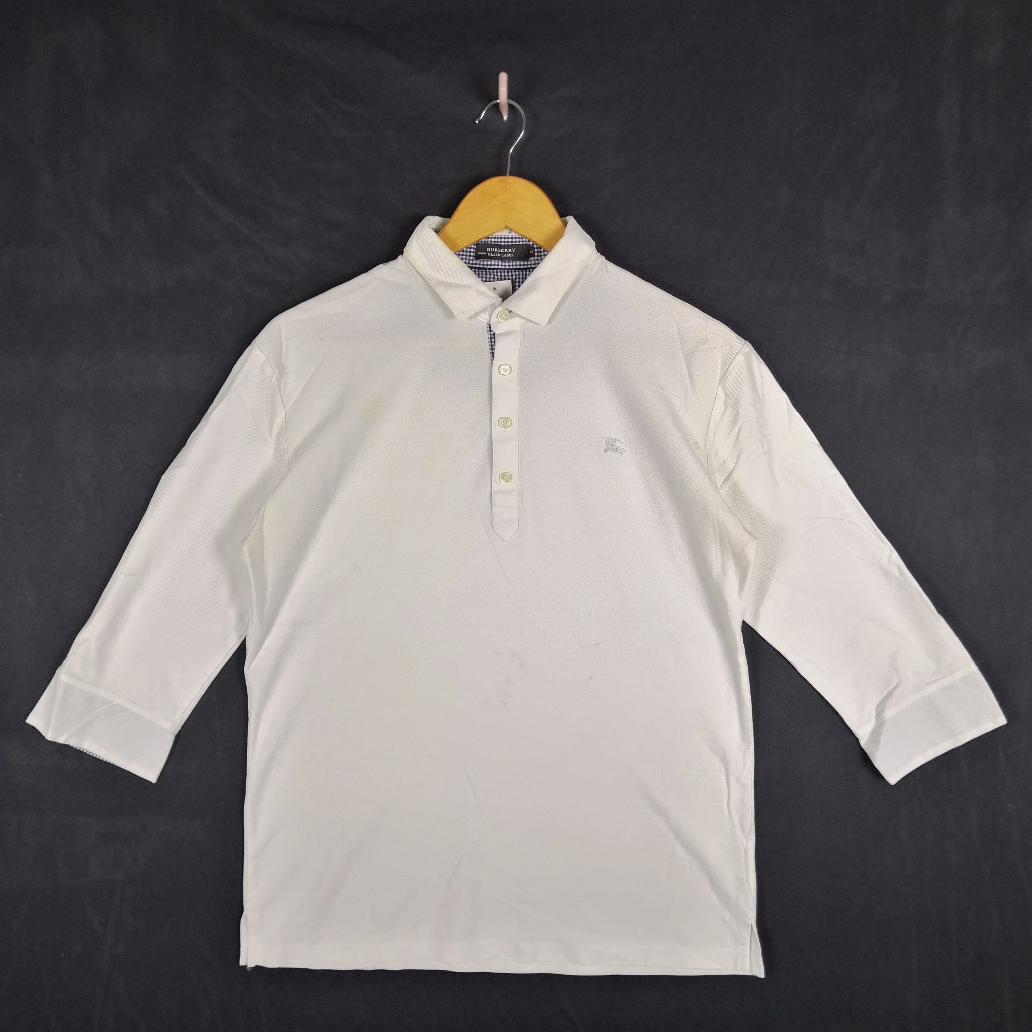 Burberry Vintage Burberry T Shirt Check Gingham Burberrys Tees Size US M / EU 48-50 / 2 - 2 Thumbnail