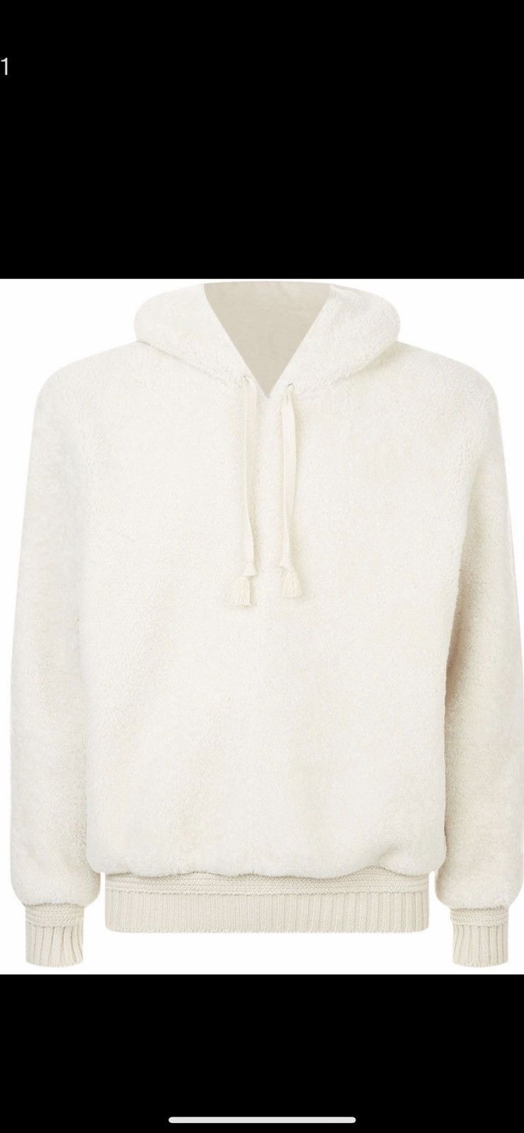 Saint Laurent Paris Saint Laurent teddy shearing hoodie. 54/XL. $4900 Size US L / EU 52-54 / 3 - 1 Thumbnail