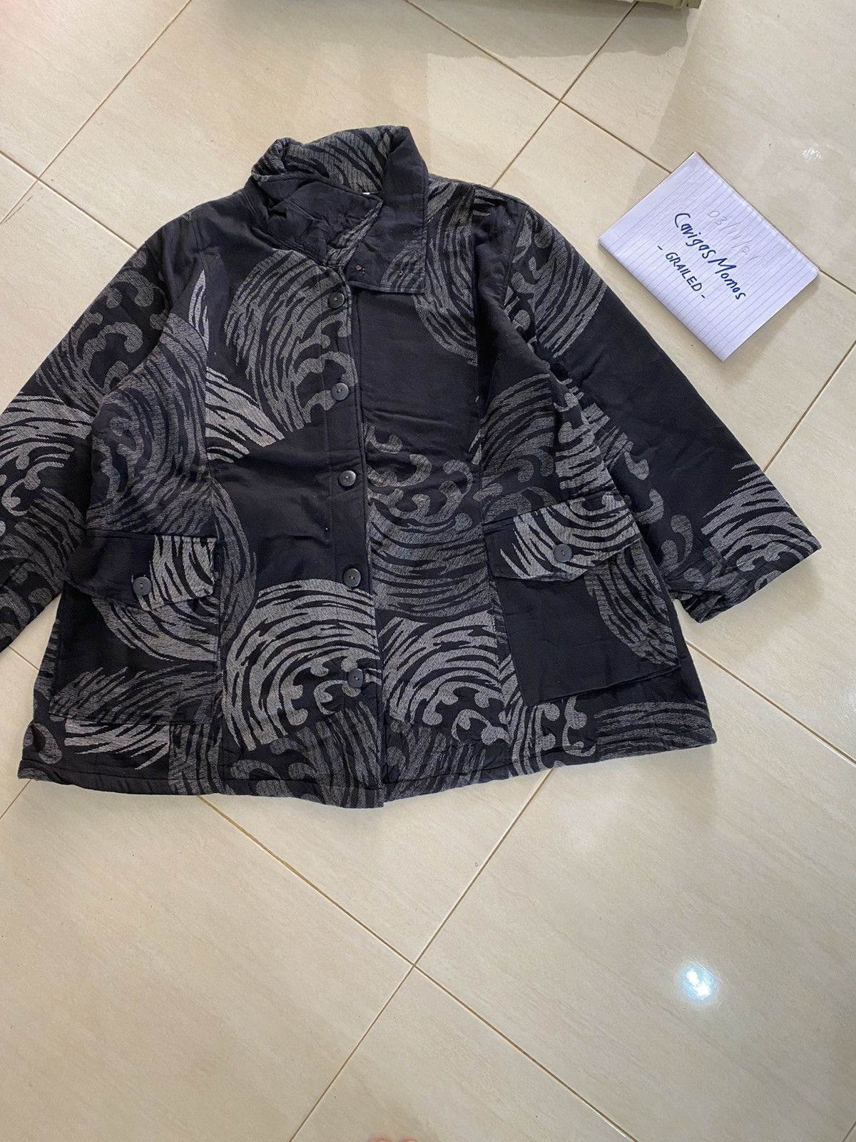Designer 🔥Designer Mao Mam Full Print Winter Button Jacket Size US M / EU 48-50 / 2 - 11 Thumbnail
