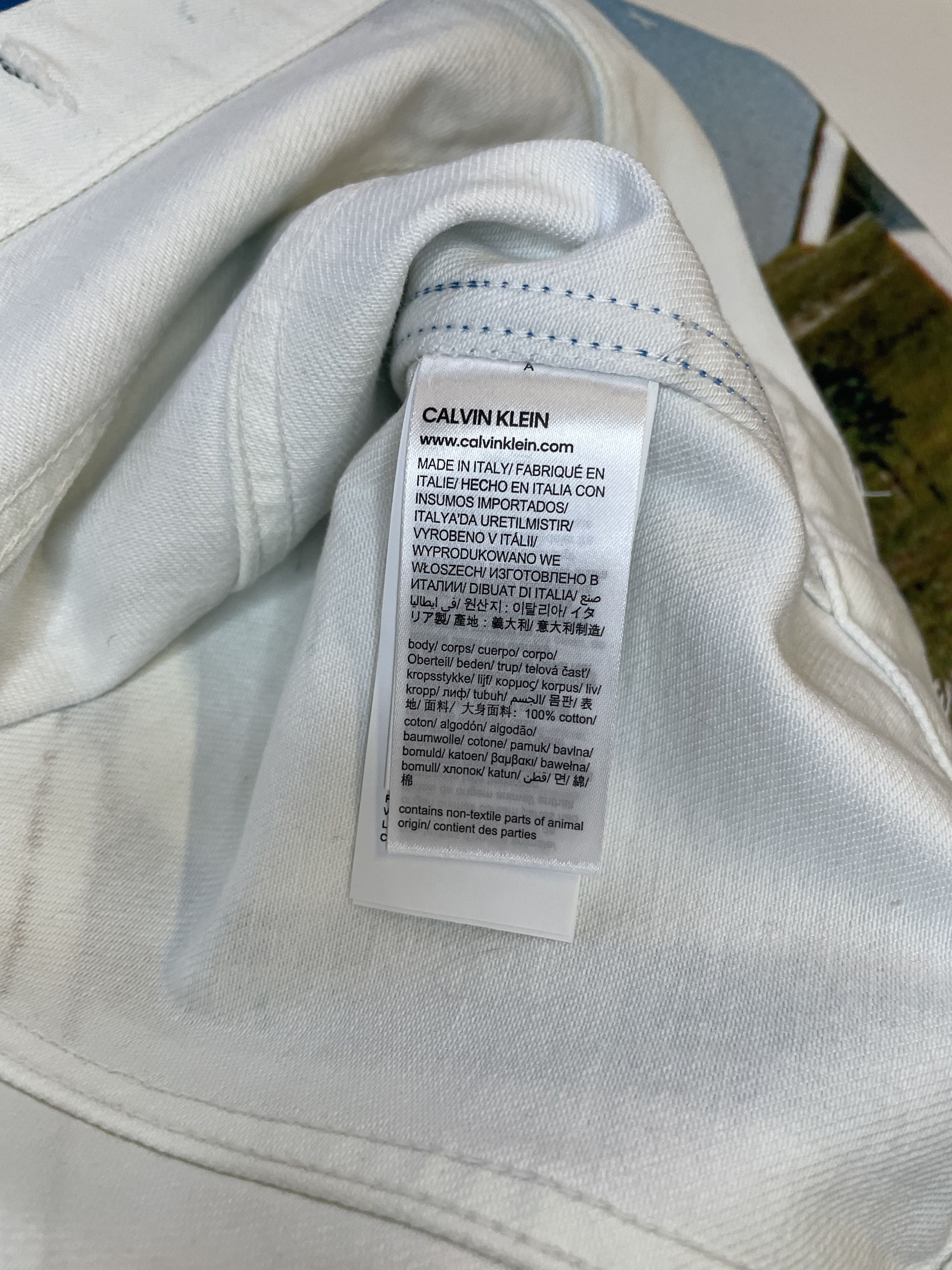 Calvin Klein Calvin Klein est 1978 Landscape Flag Denim Jacket Size US S / EU 44-46 / 1 - 6 Thumbnail