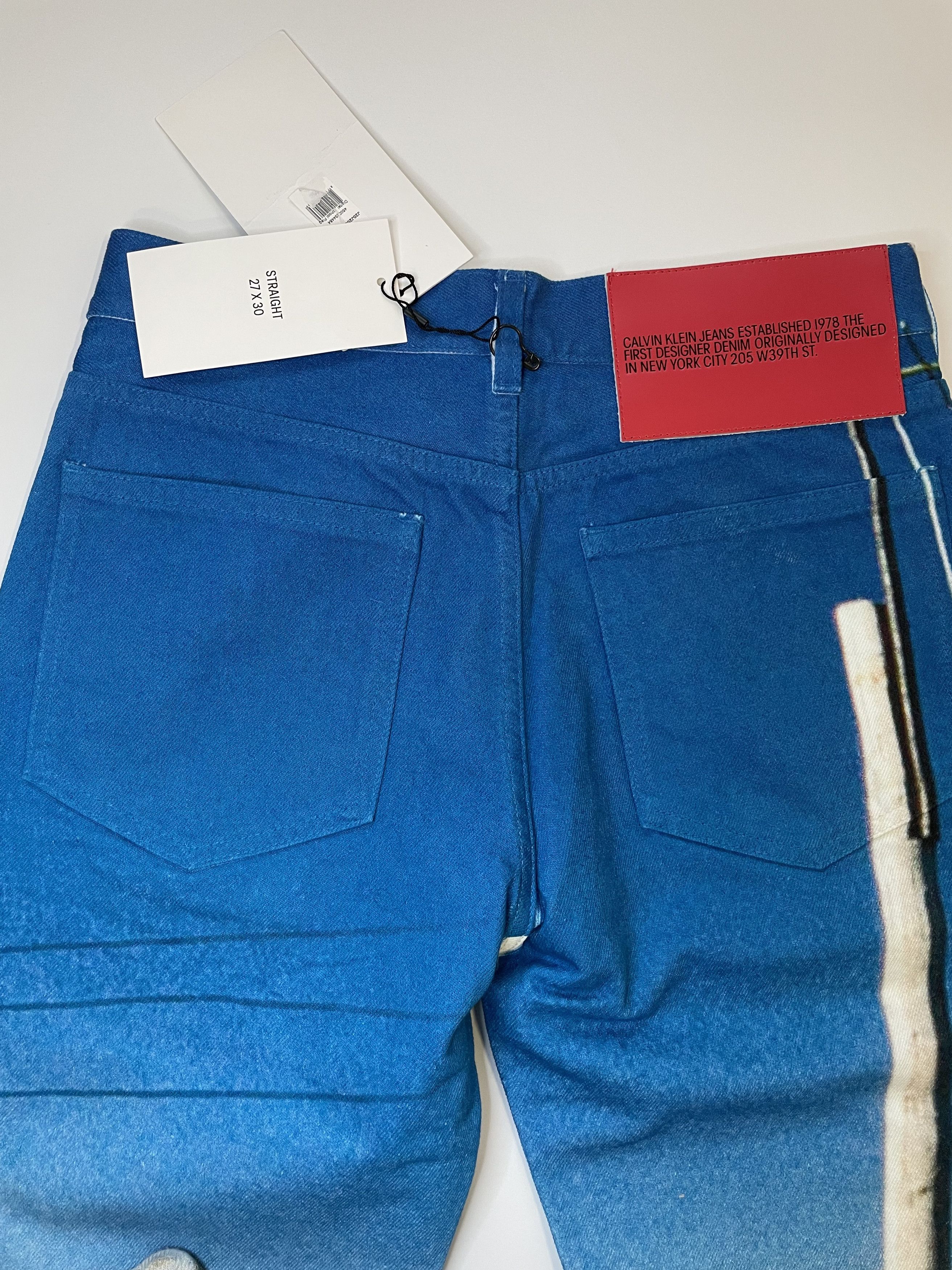 Calvin Klein Calvin Klein est 1978 Landscape Flag Jeans Size US 27 - 9 Thumbnail
