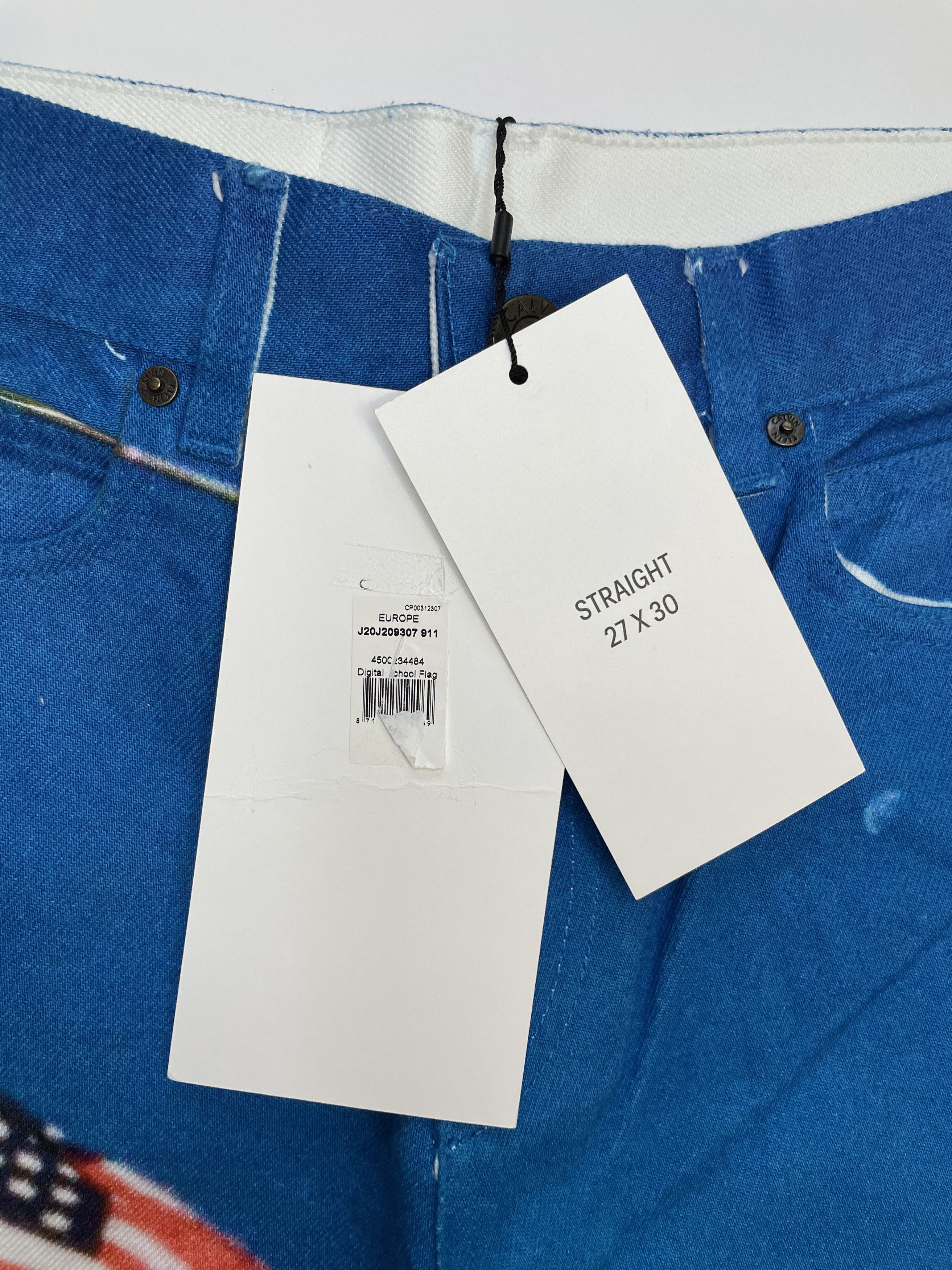 Calvin Klein Calvin Klein est 1978 Landscape Flag Jeans Size US 27 - 5 Thumbnail