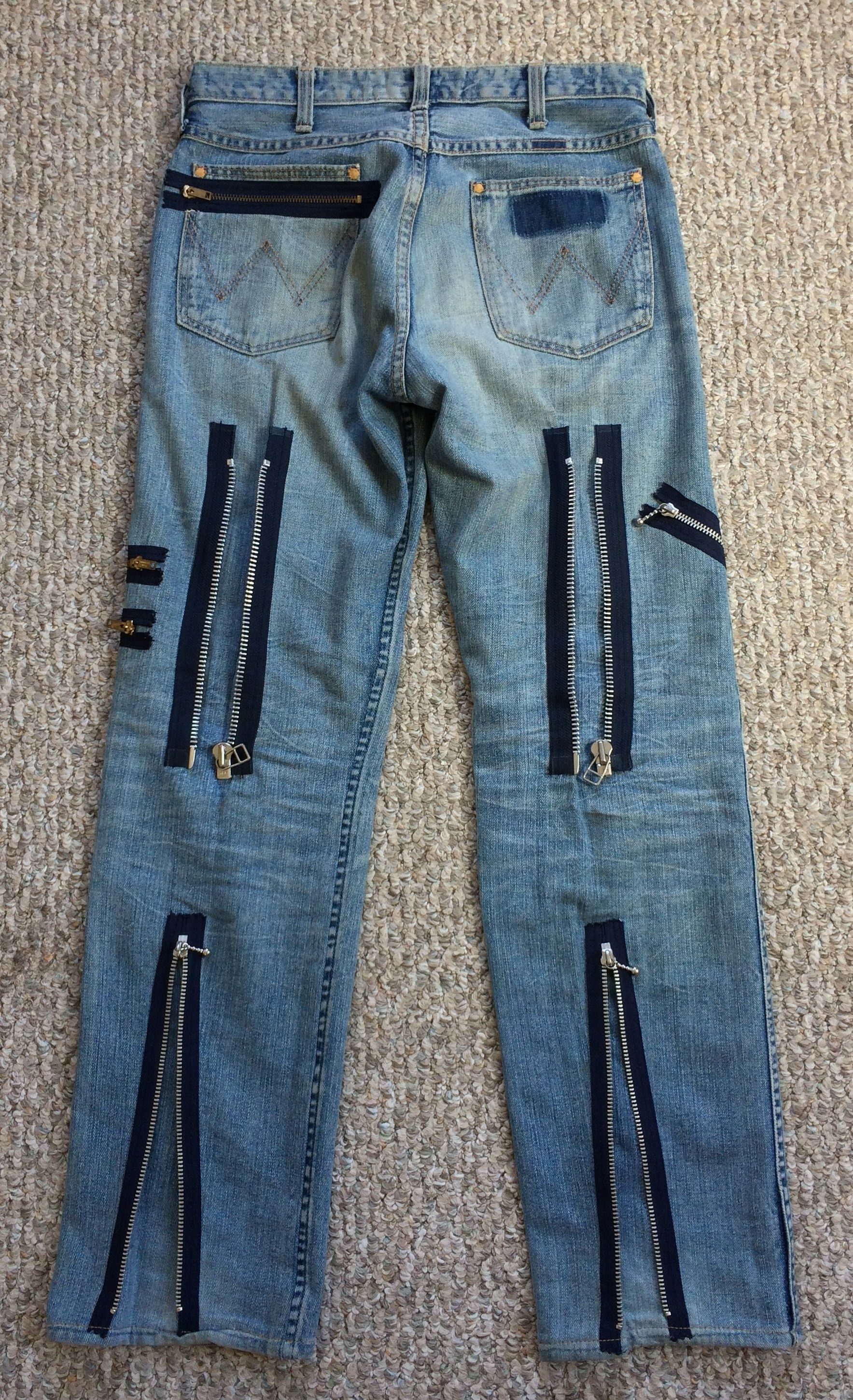 Number (N)ine FW02 Bondage Zip Denim Size US 28 / EU 44 - 2 Thumbnail