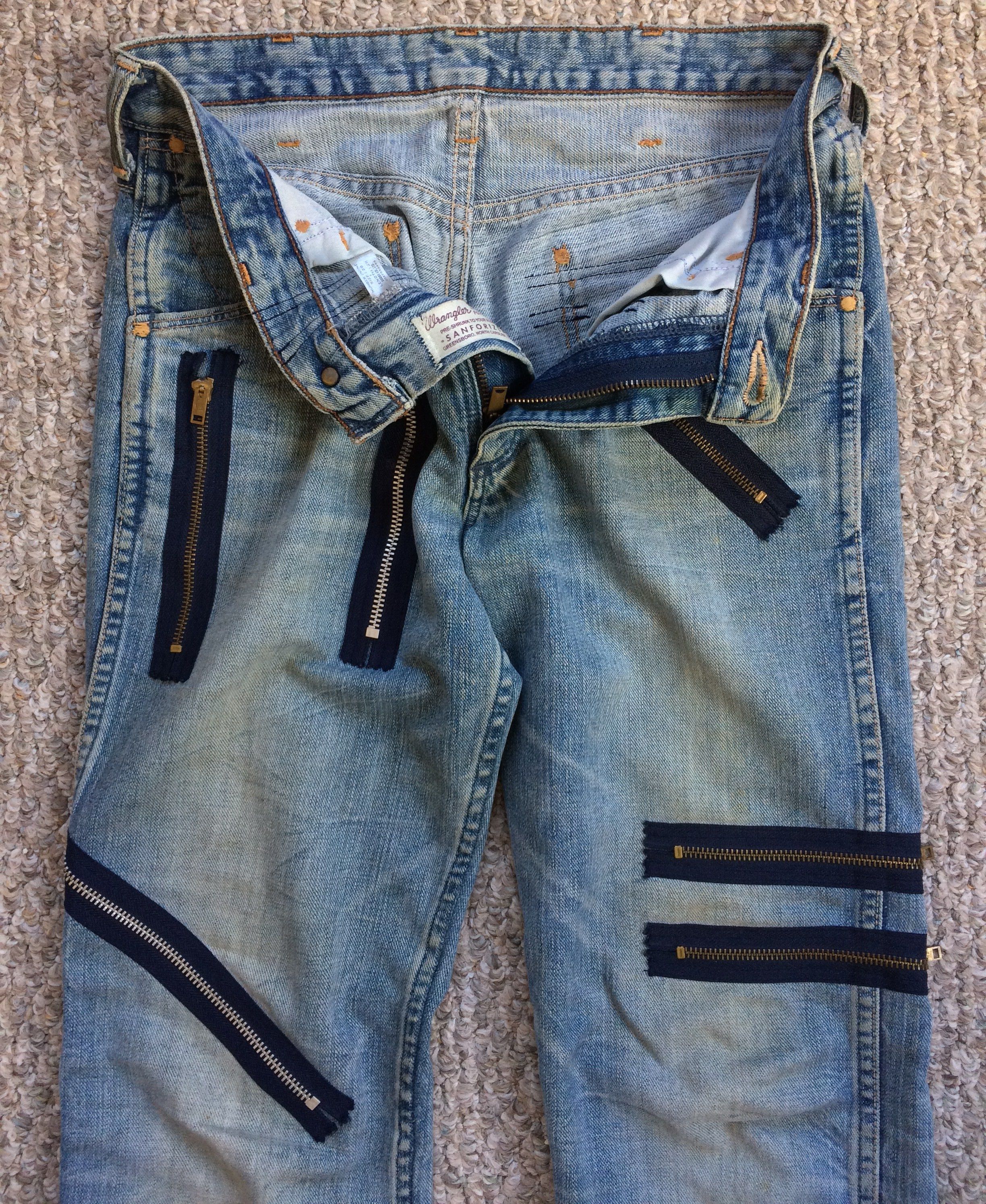 Number (N)ine FW02 Bondage Zip Denim Size US 28 / EU 44 - 8 Thumbnail