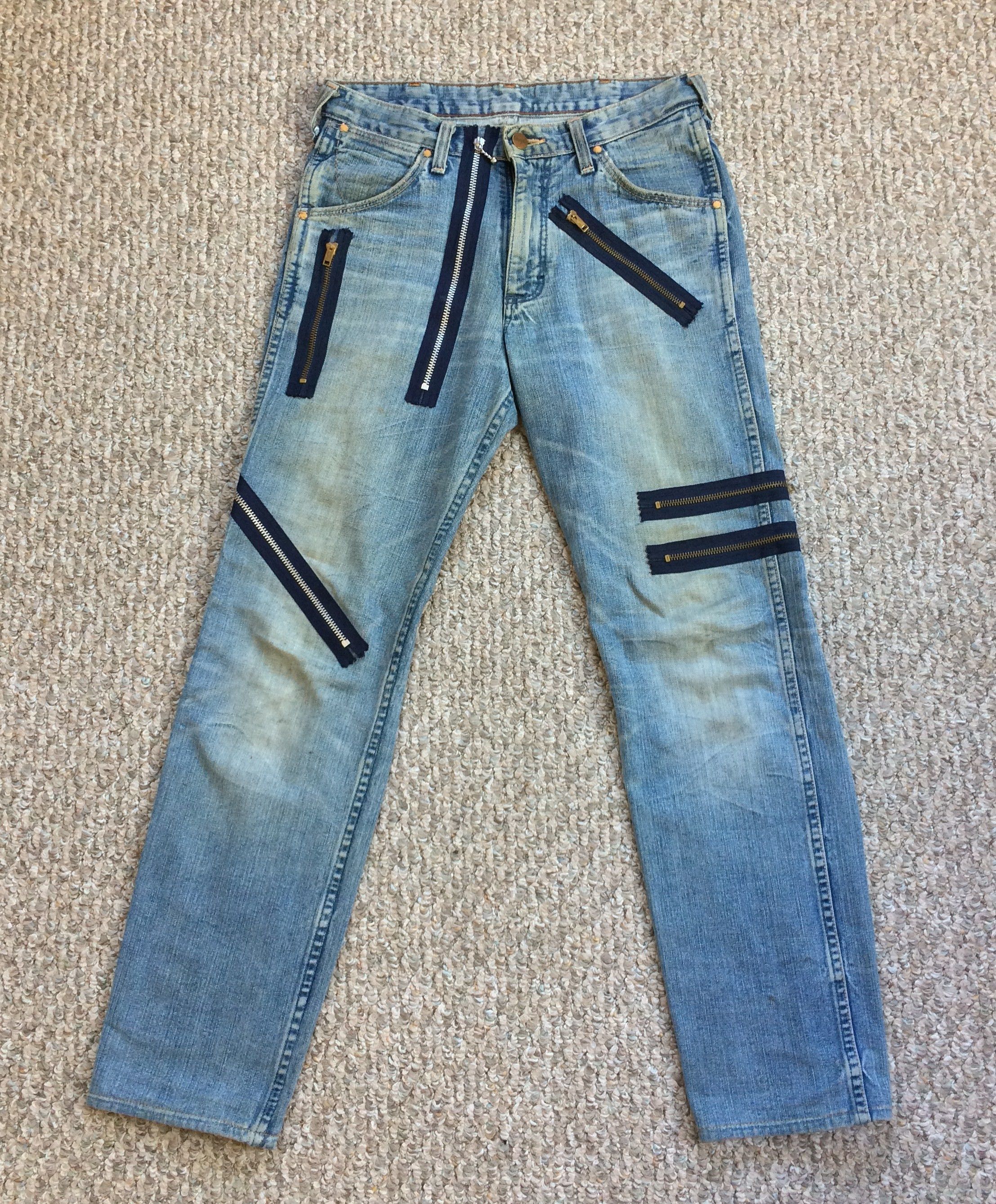 Number (N)ine FW02 Bondage Zip Denim Size US 28 / EU 44 - 5 Thumbnail