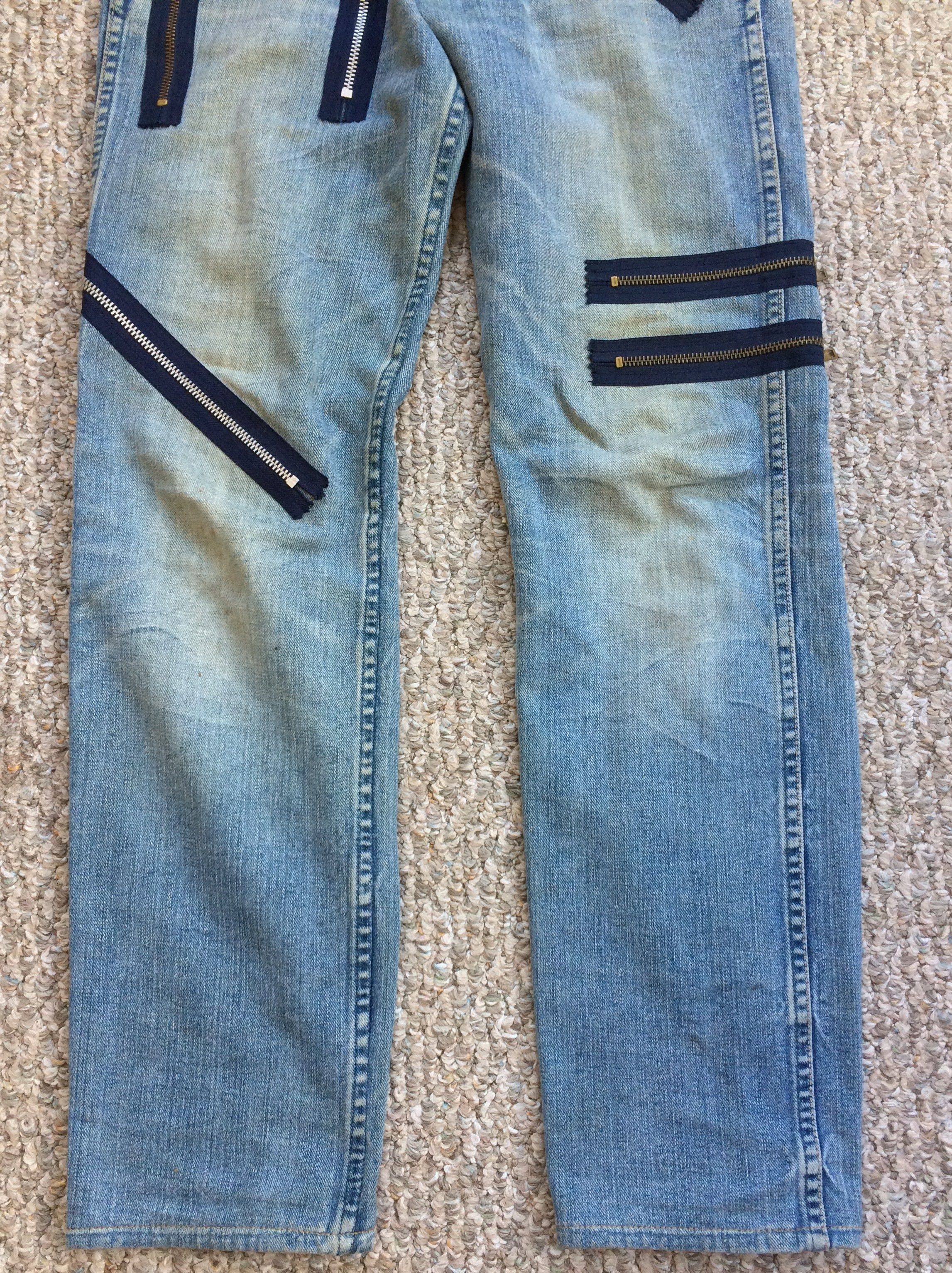 Number (N)ine FW02 Bondage Zip Denim Size US 28 / EU 44 - 7 Thumbnail