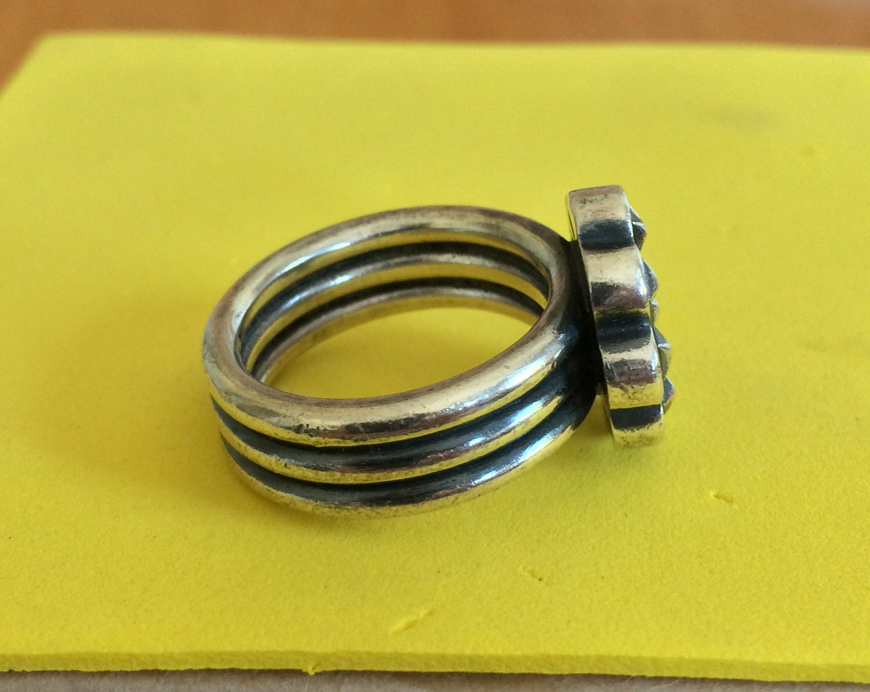 Number (N)ine 2003 Number (N)ine Studded Silver Ring Size ONE SIZE - 4 Thumbnail