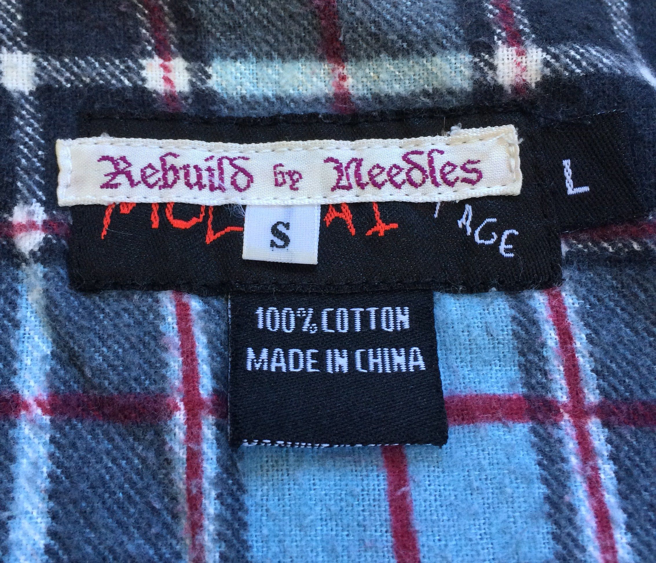 Needles Rebuild by Needles 7 Cut Flannel Size US S / EU 44-46 / 1 - 4 Thumbnail
