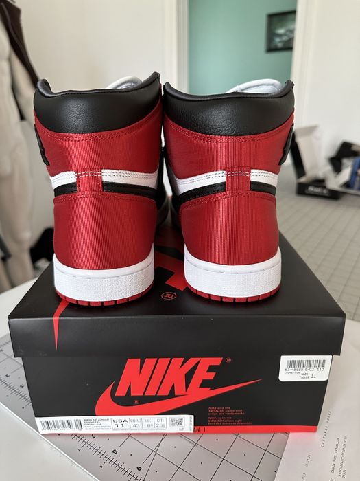 nike satin black toe