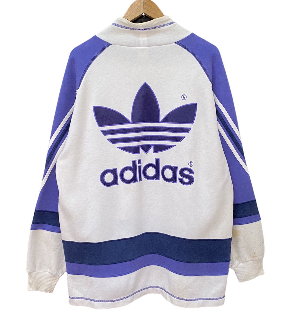 Adidas VINTAGE ADIDAS MADE IN JAPAN BIG LOGO SWEATSHIRT Size US M / EU 48-50 / 2 - 1 Thumbnail