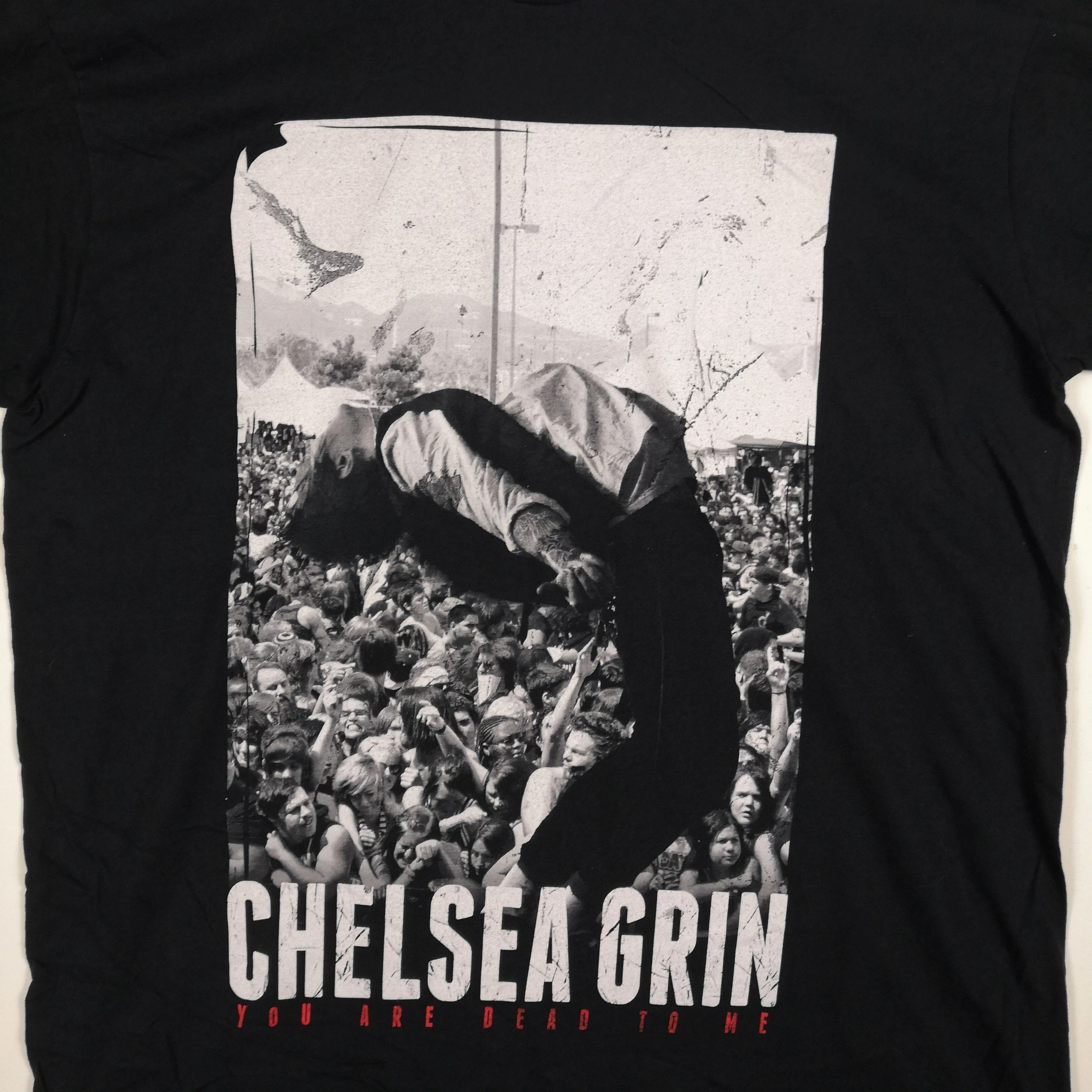 Band Tees Vintage Chelsea Grin T Shirt Deathcore Band Tees BS45834. Size US XL / EU 56 / 4 - 3 Thumbnail