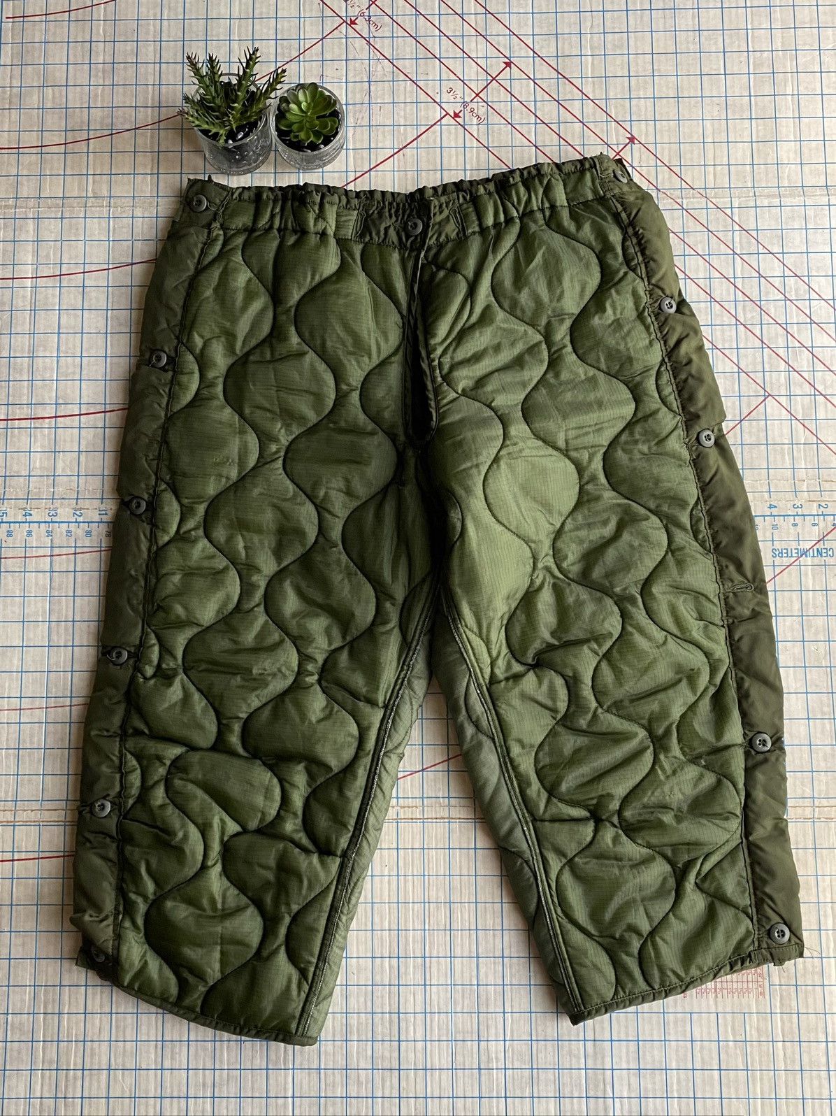 Vintage Military Cold Weather Pants Liner Medium-Short Fits 32-34 Size US 34 / EU 50 - 3 Thumbnail