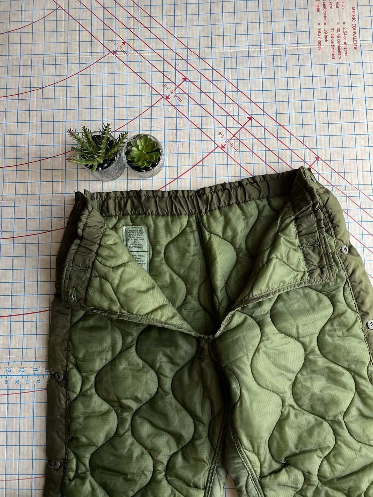 Vintage Military Cold Weather Pants Liner Medium-Short Fits 32-34 Size US 34 / EU 50 - 7 Thumbnail