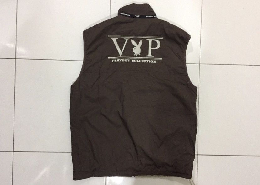Playboy 90's Playboy Vip Big Logo Vest Jacket Size US M / EU 48-50 / 2 - 3 Thumbnail