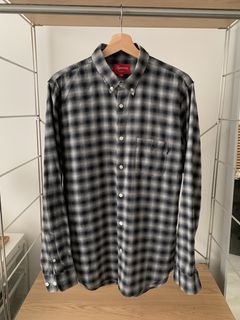 Supreme Mini Shadow Plaid Flannel | Grailed