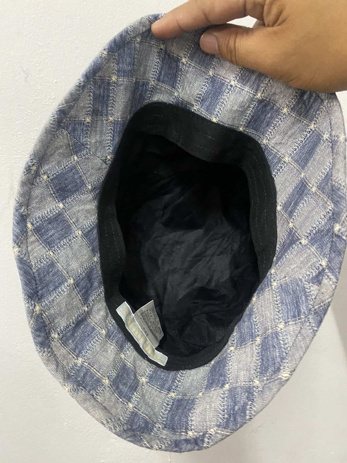 Vintage 🔥Vintage🔥Patchwork Denim Unique Calmtime Brand Bucket Hat Size ONE SIZE - 5 Thumbnail