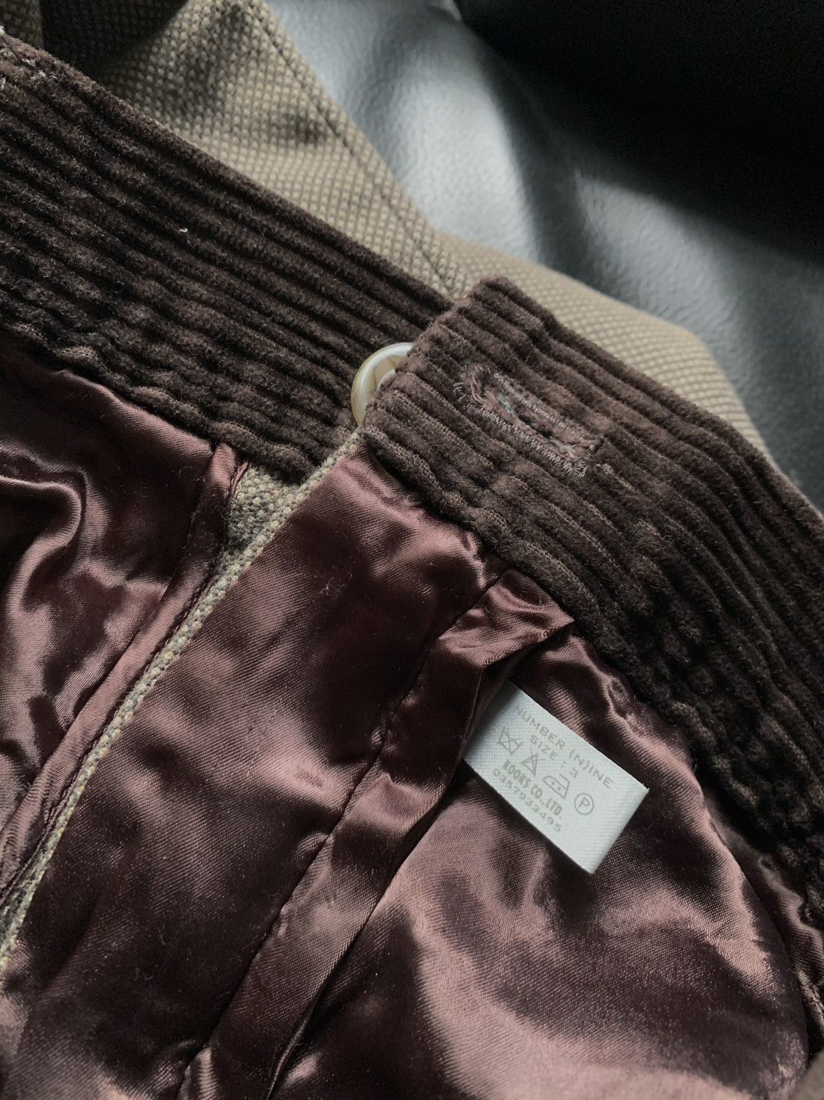 Number (N)ine FW02 Reconstruct Cord Pants Size US 29 - 5 Thumbnail