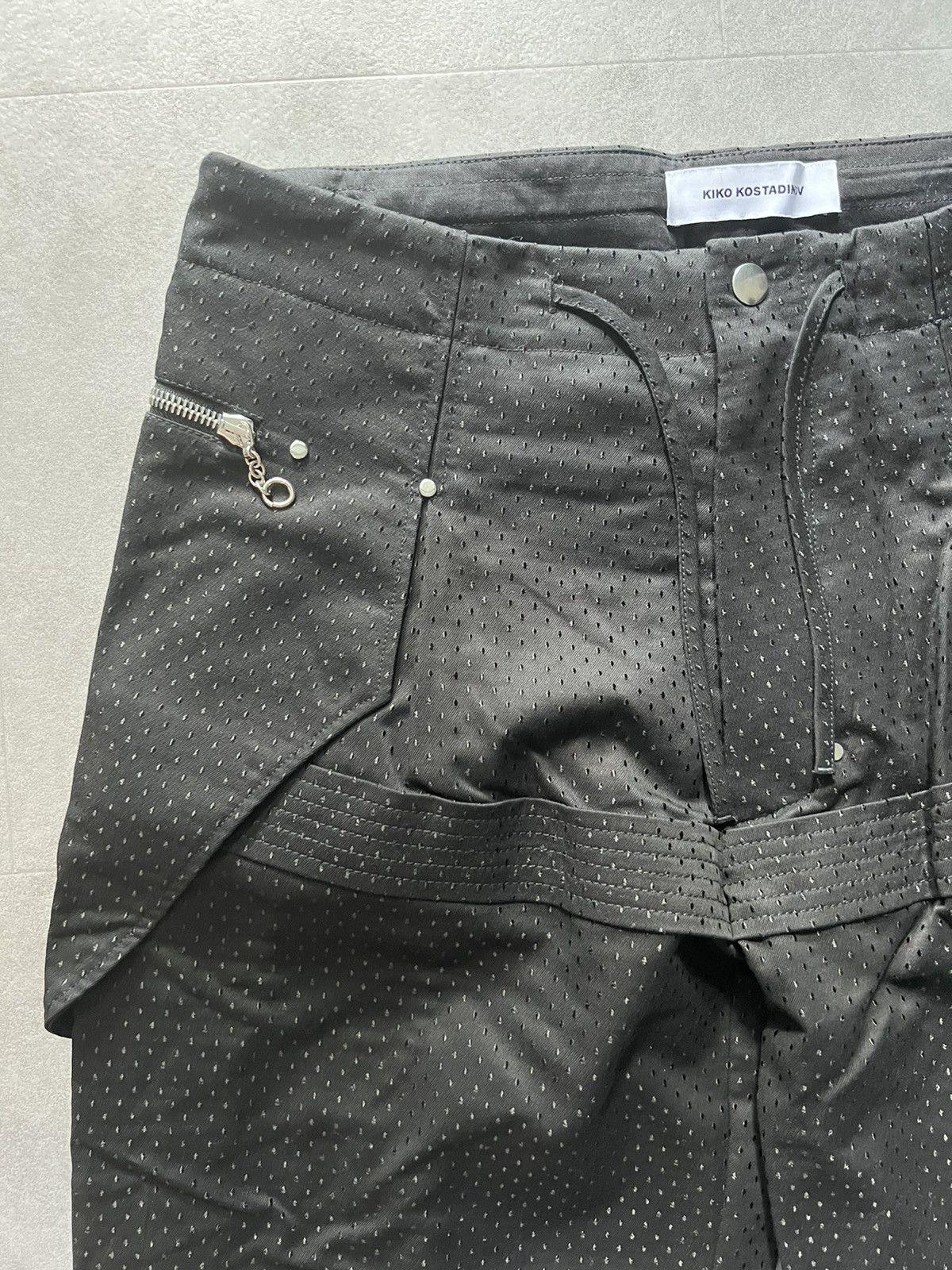Kiko Kostadinov 00102021 ARCADIA EMBROIDERED TROUSER Size US 28 / EU 44 - 2 Thumbnail