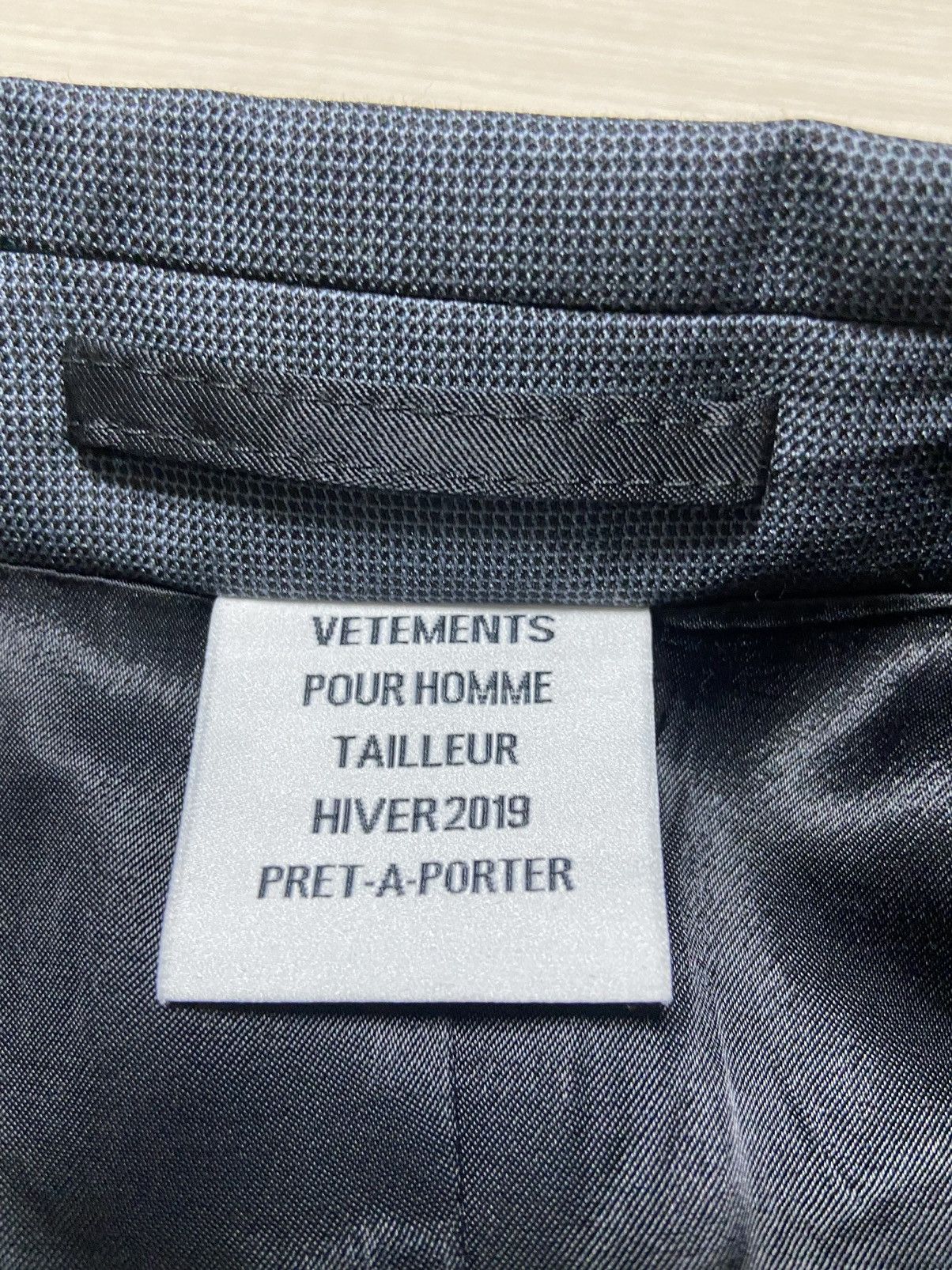 Vetements S Vetements MEGA Pocket logo wool oversized blazer jacket Size US S / EU 44-46 / 1 - 5 Thumbnail