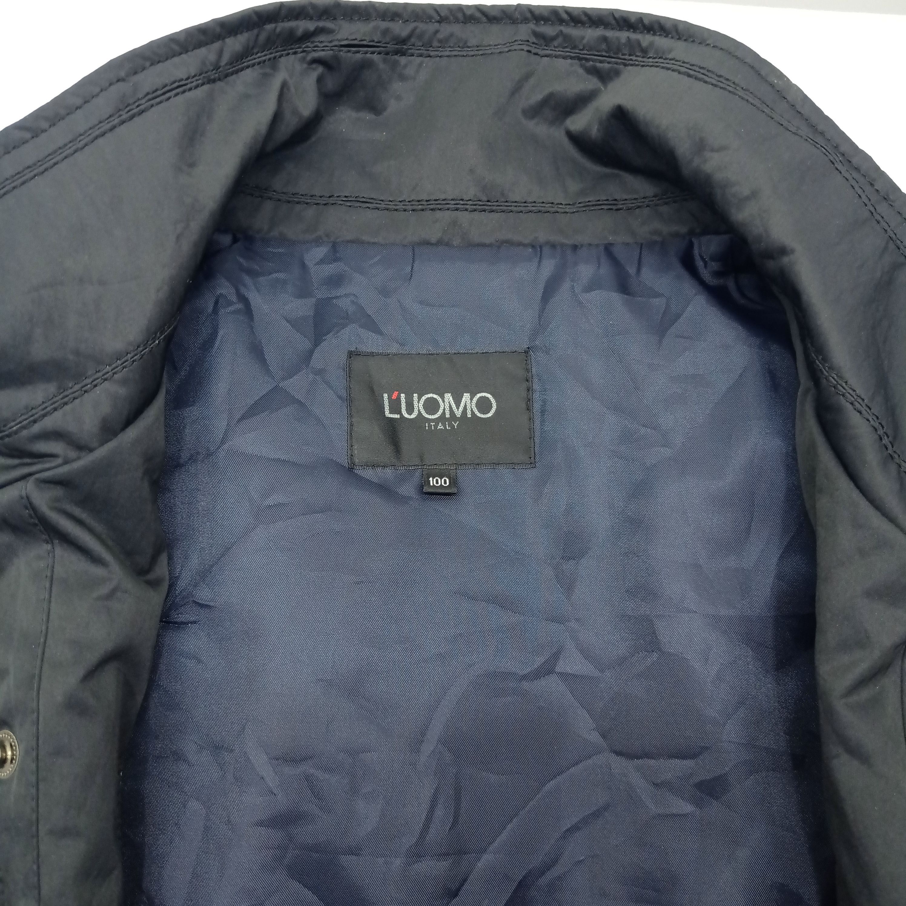 Japanese Brand L'UOMO BLACK JACKET Size US L / EU 52-54 / 3 - 10 Thumbnail