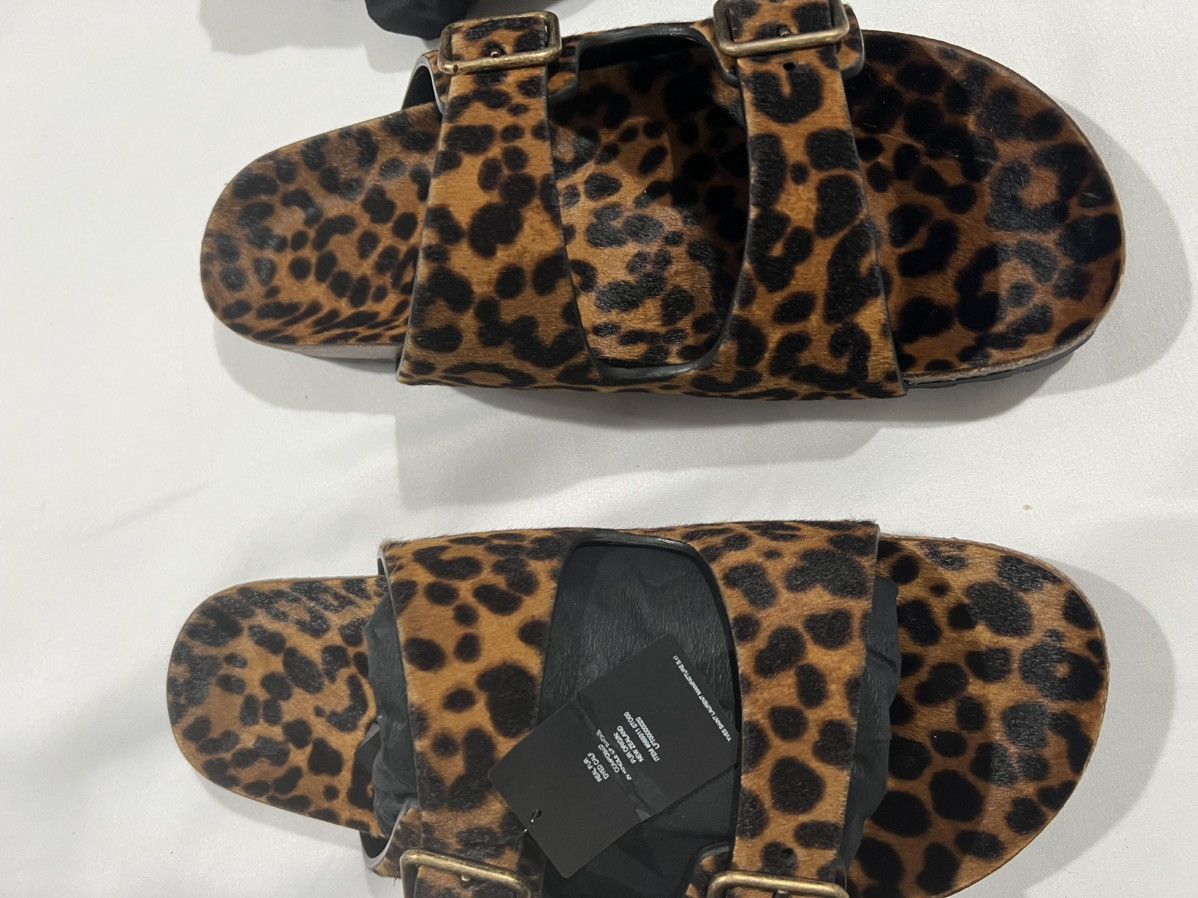 Saint Laurent Paris Saint Laurent pony hair leopard print sandals. 44/11 Size US 11 / EU 44 - 2 Thumbnail