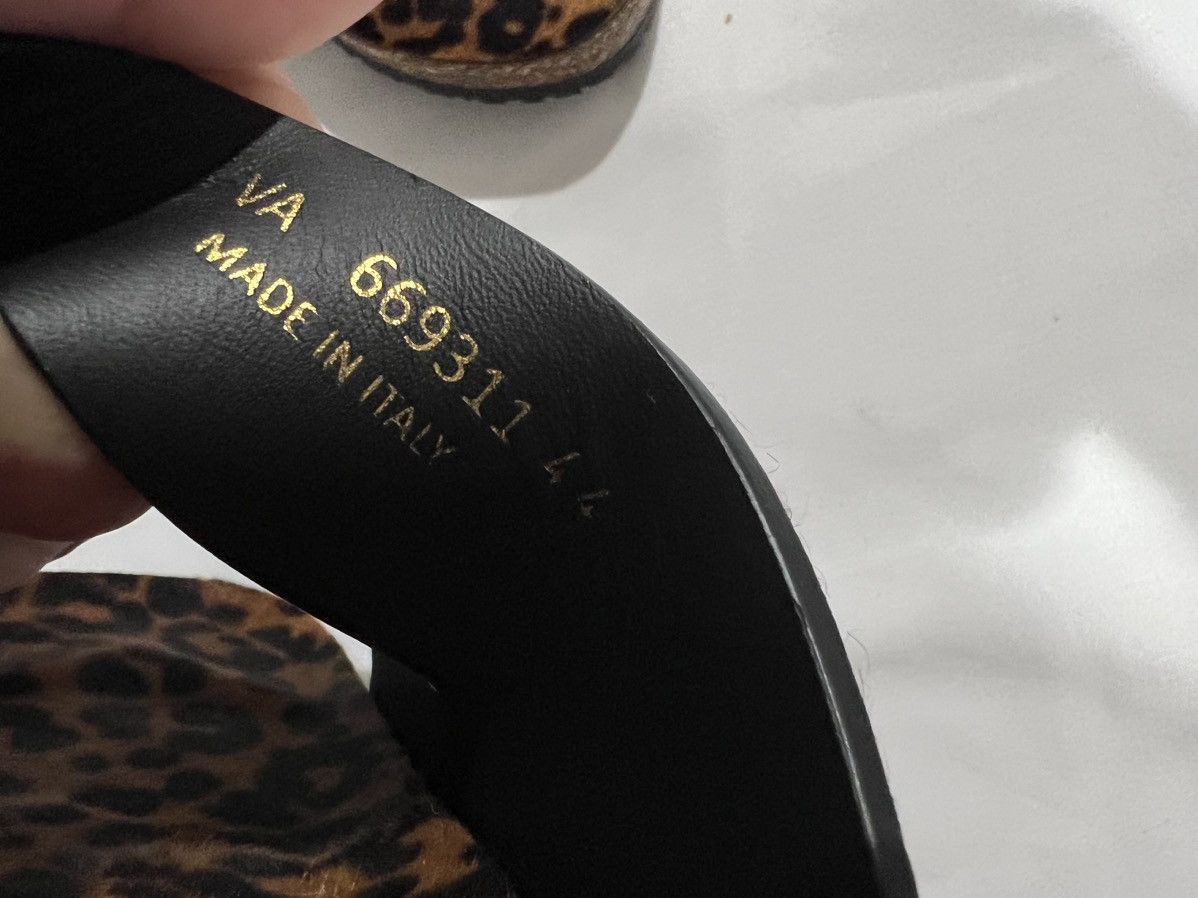 Saint Laurent Paris Saint Laurent pony hair leopard print sandals. 44/11 Size US 11 / EU 44 - 3 Thumbnail