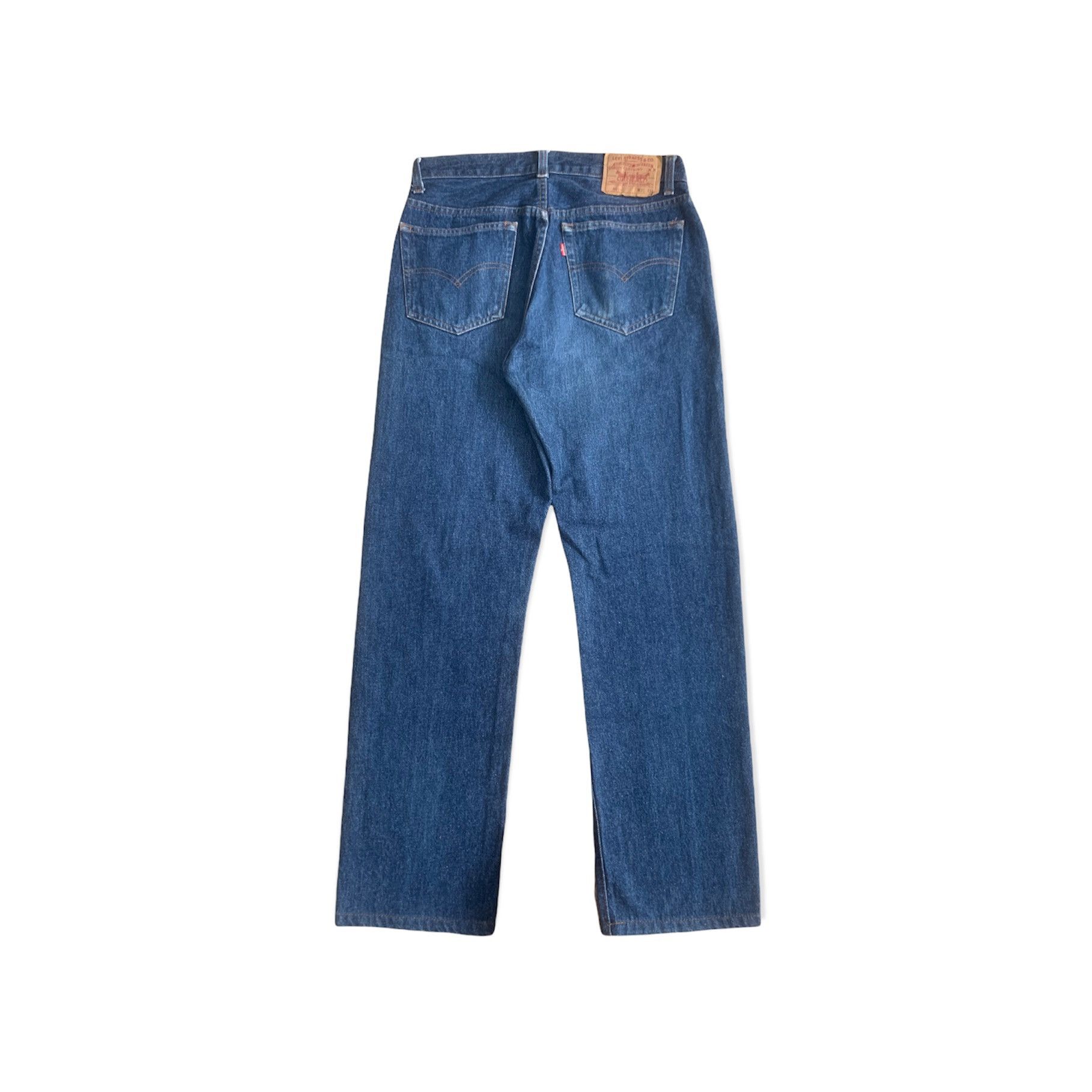 image of Levis Vintage Clothing x Lvc Vintage Levis 501Xx Button 555 Red Tab Denim in Blue Denim (Size 31)