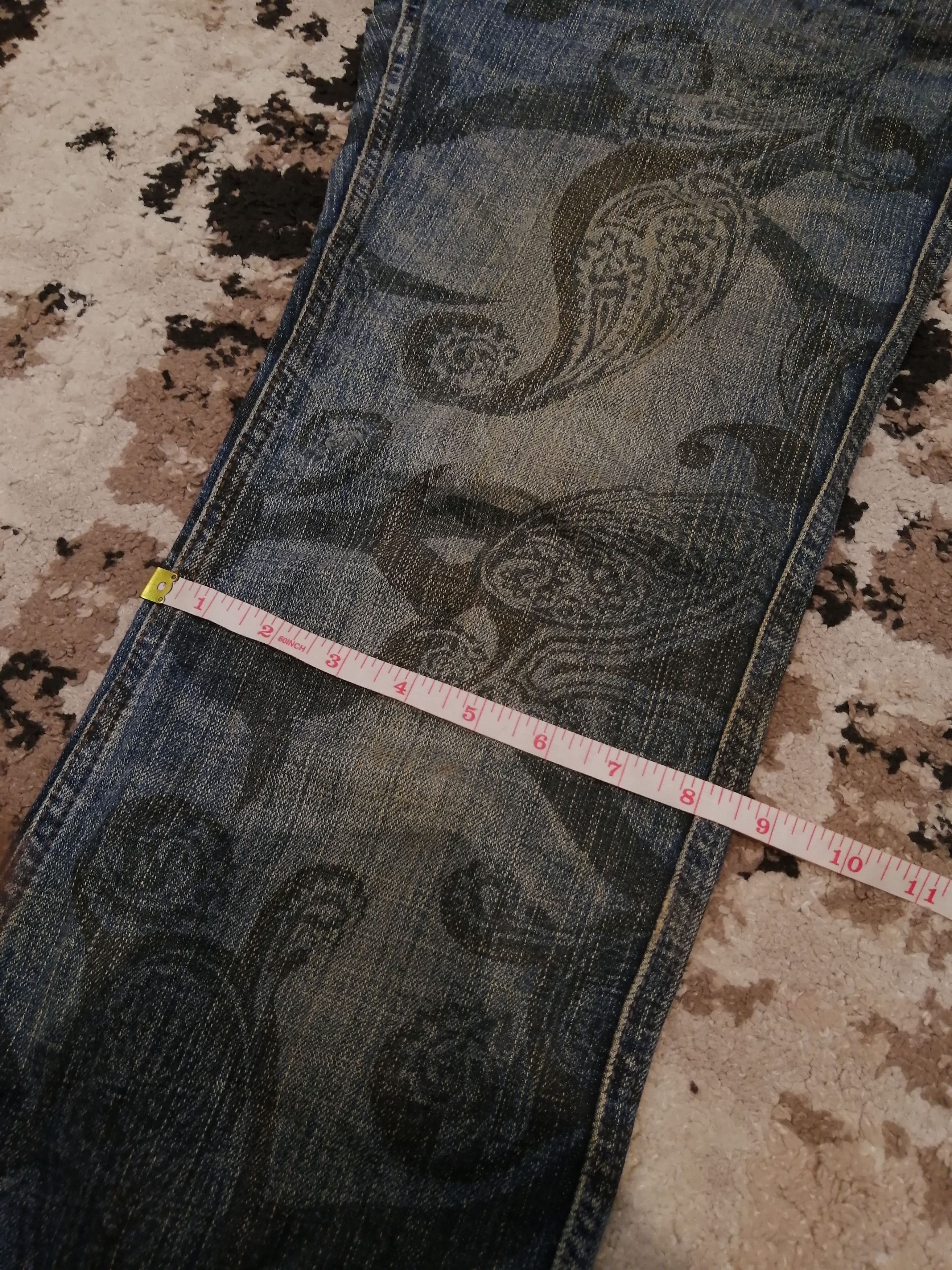 Nicole Club Vintage Nicole Club For Men Overprint Flared Jeans Size US 33 - 13 Thumbnail