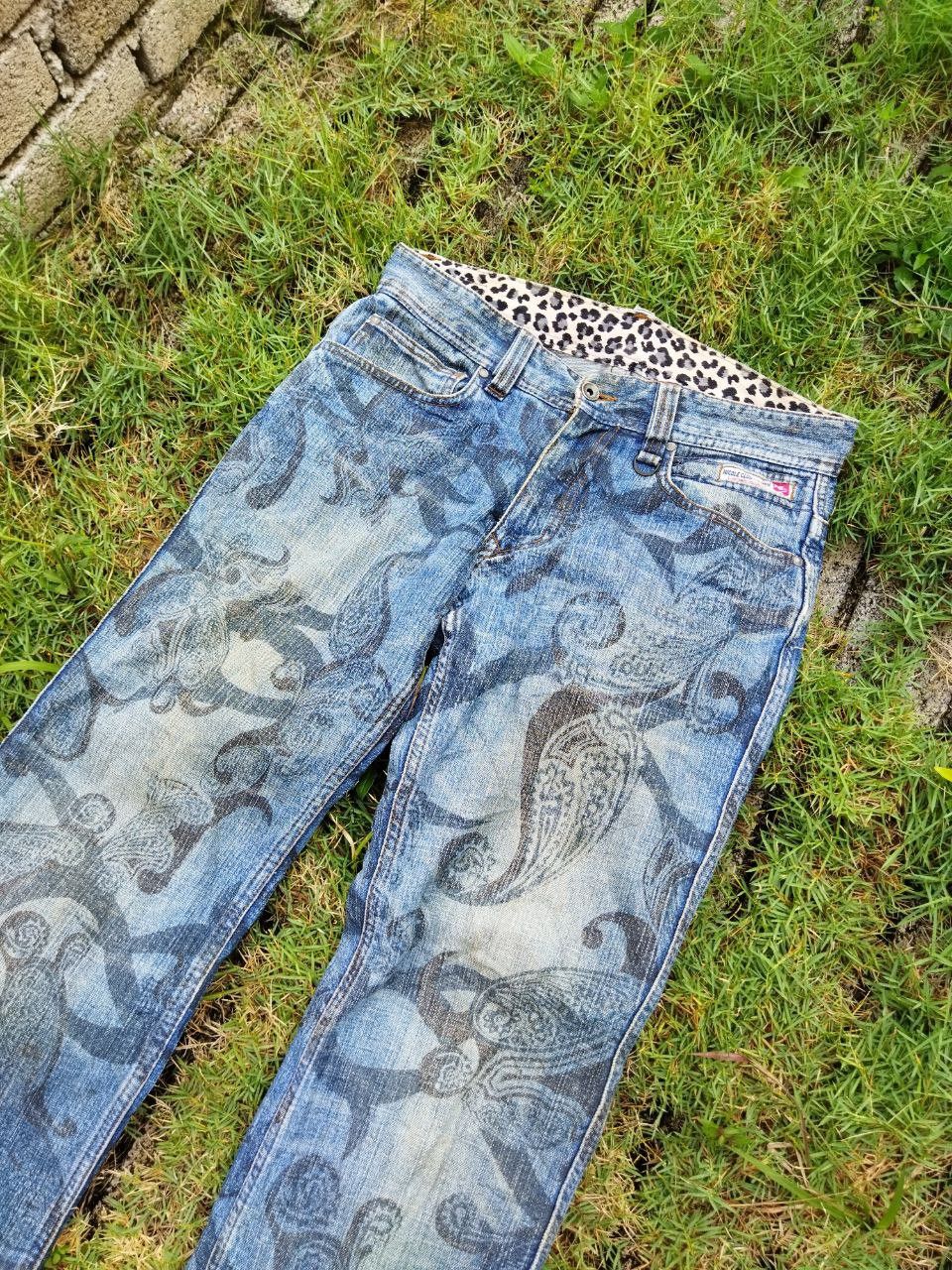 Nicole Club Vintage Nicole Club For Men Overprint Flared Jeans Size US 33 - 4 Thumbnail