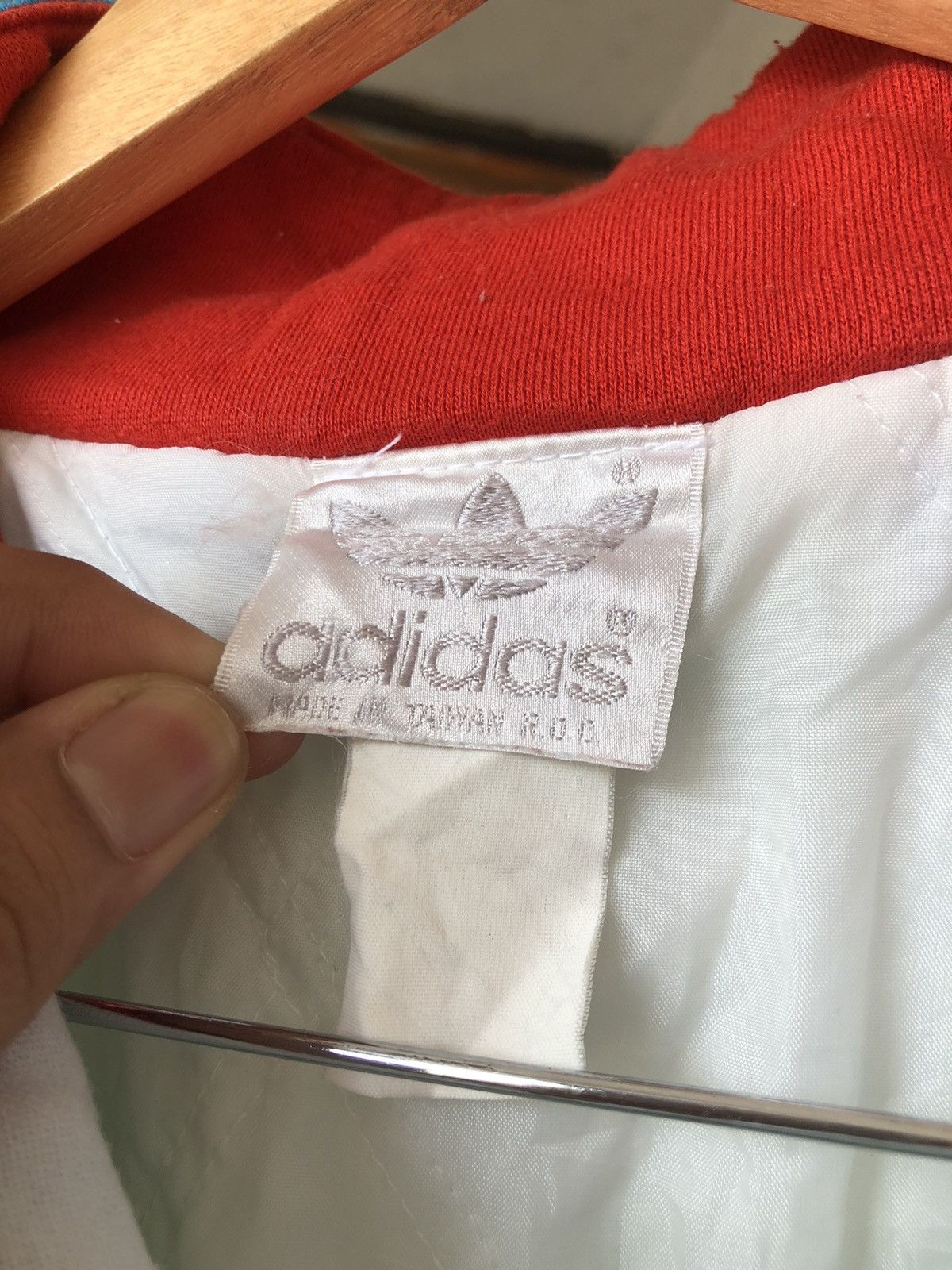 Adidas Vintage 90s Adidas USA Olympic Button Up Jacket Size US L / EU 52-54 / 3 - 12 Thumbnail