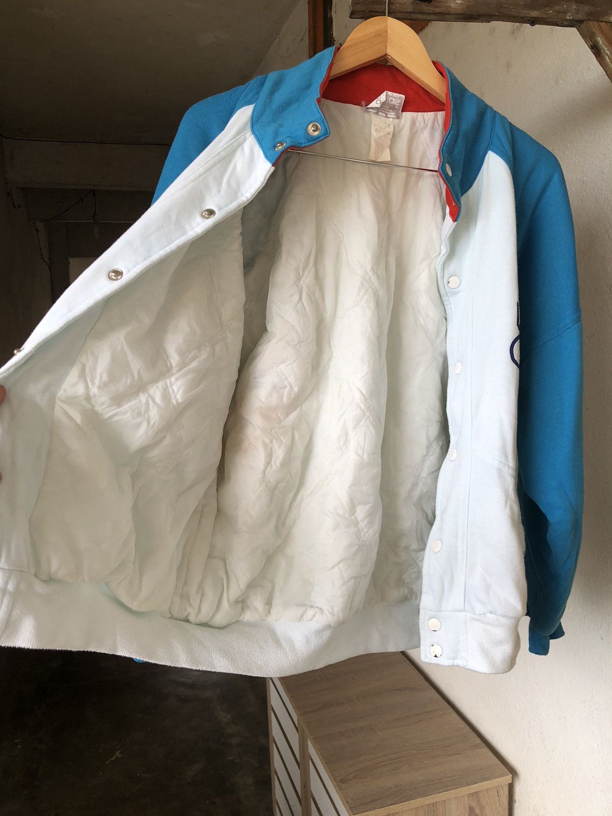 Adidas Vintage 90s Adidas USA Olympic Button Up Jacket Size US L / EU 52-54 / 3 - 20 Thumbnail
