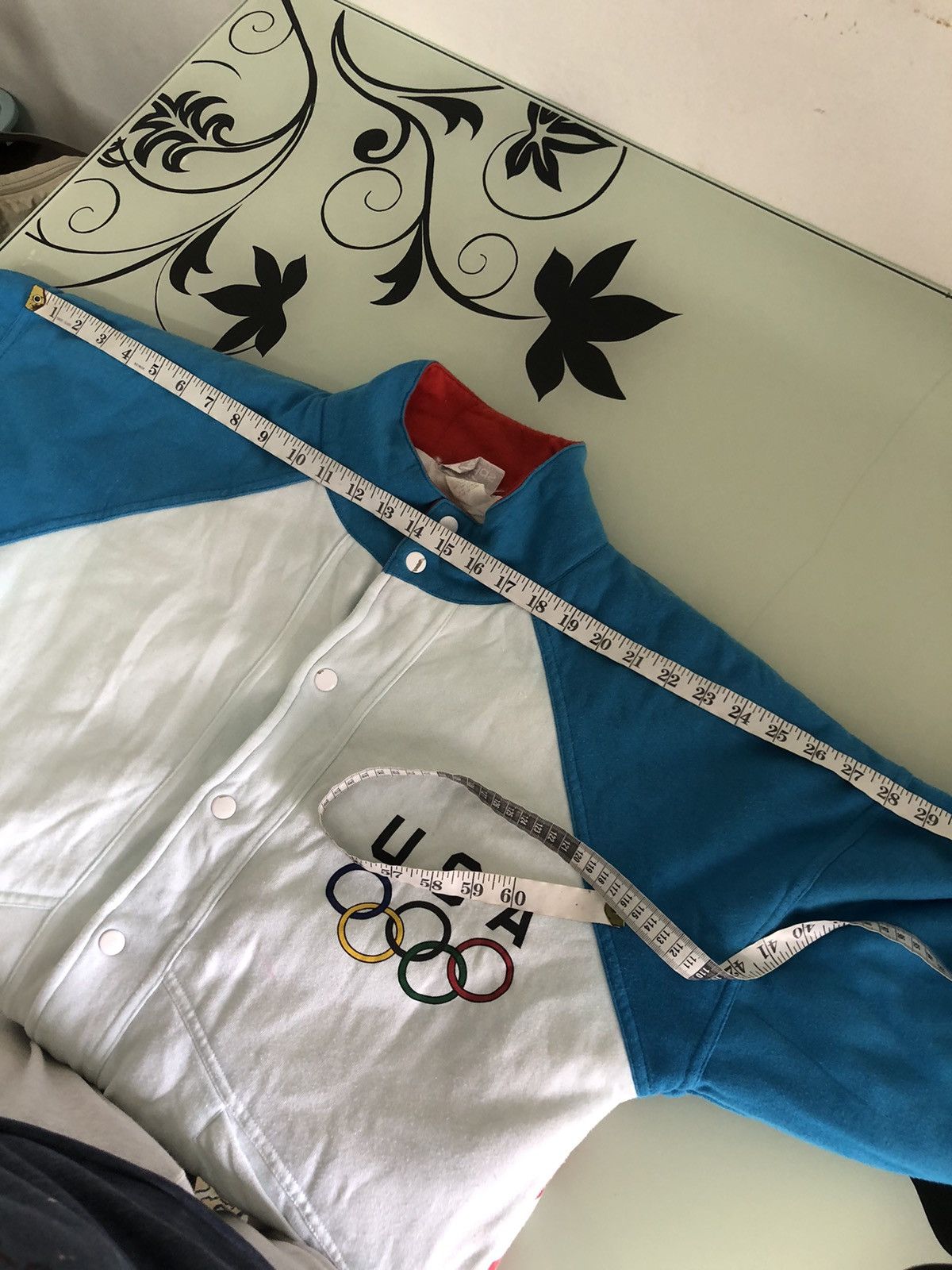 Adidas Vintage 90s Adidas USA Olympic Button Up Jacket Size US L / EU 52-54 / 3 - 23 Thumbnail