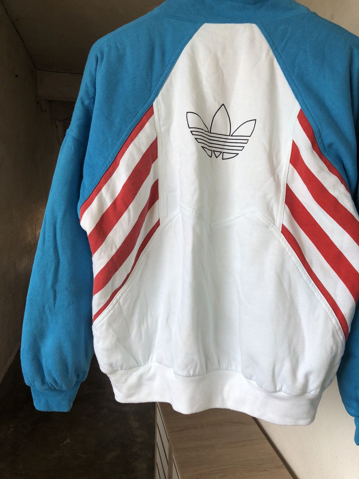 Adidas Vintage 90s Adidas USA Olympic Button Up Jacket Size US L / EU 52-54 / 3 - 16 Thumbnail
