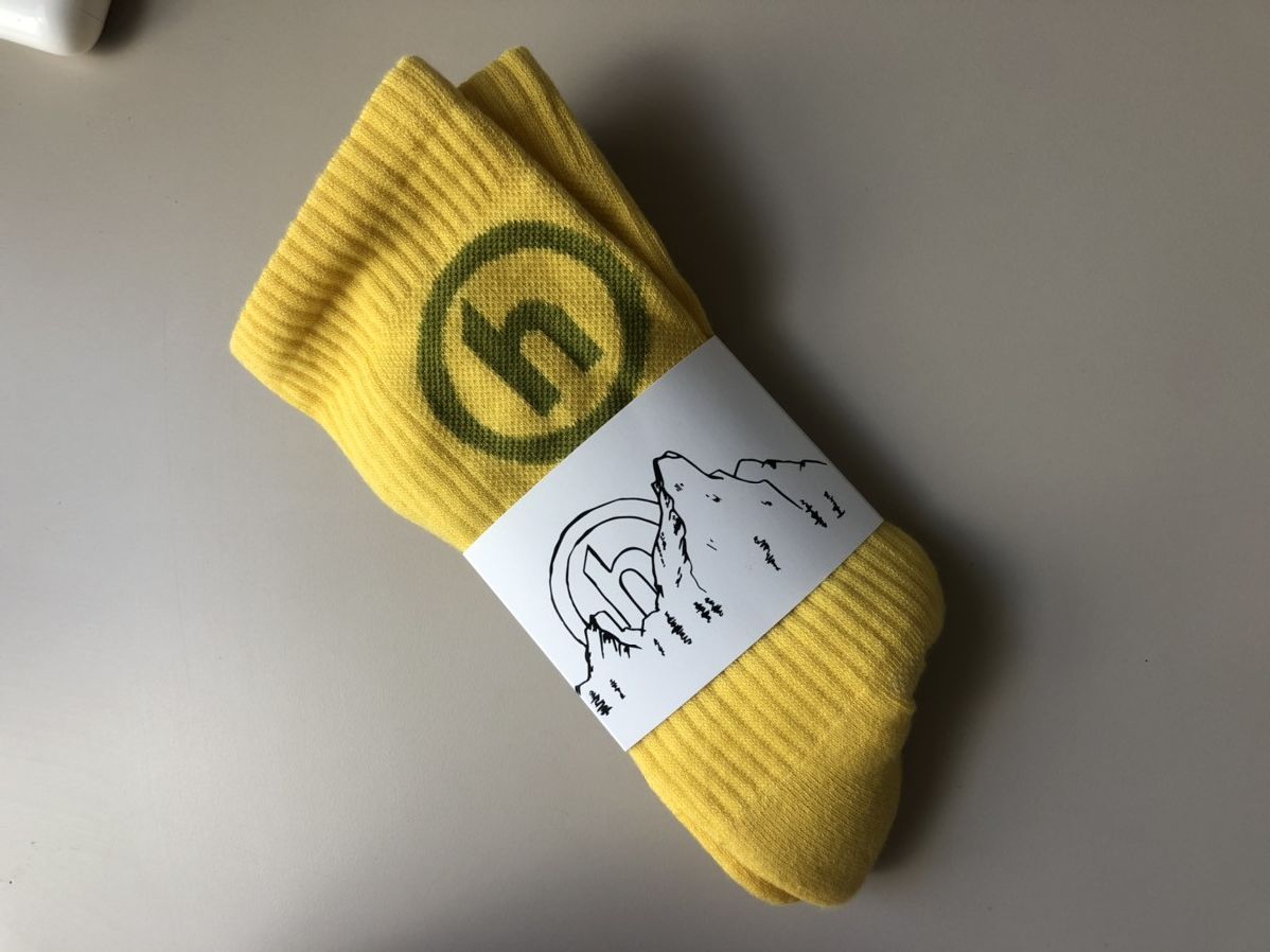 HIDDEN Hidden NY socks yellow Size ONE SIZE - 1 Thumbnail
