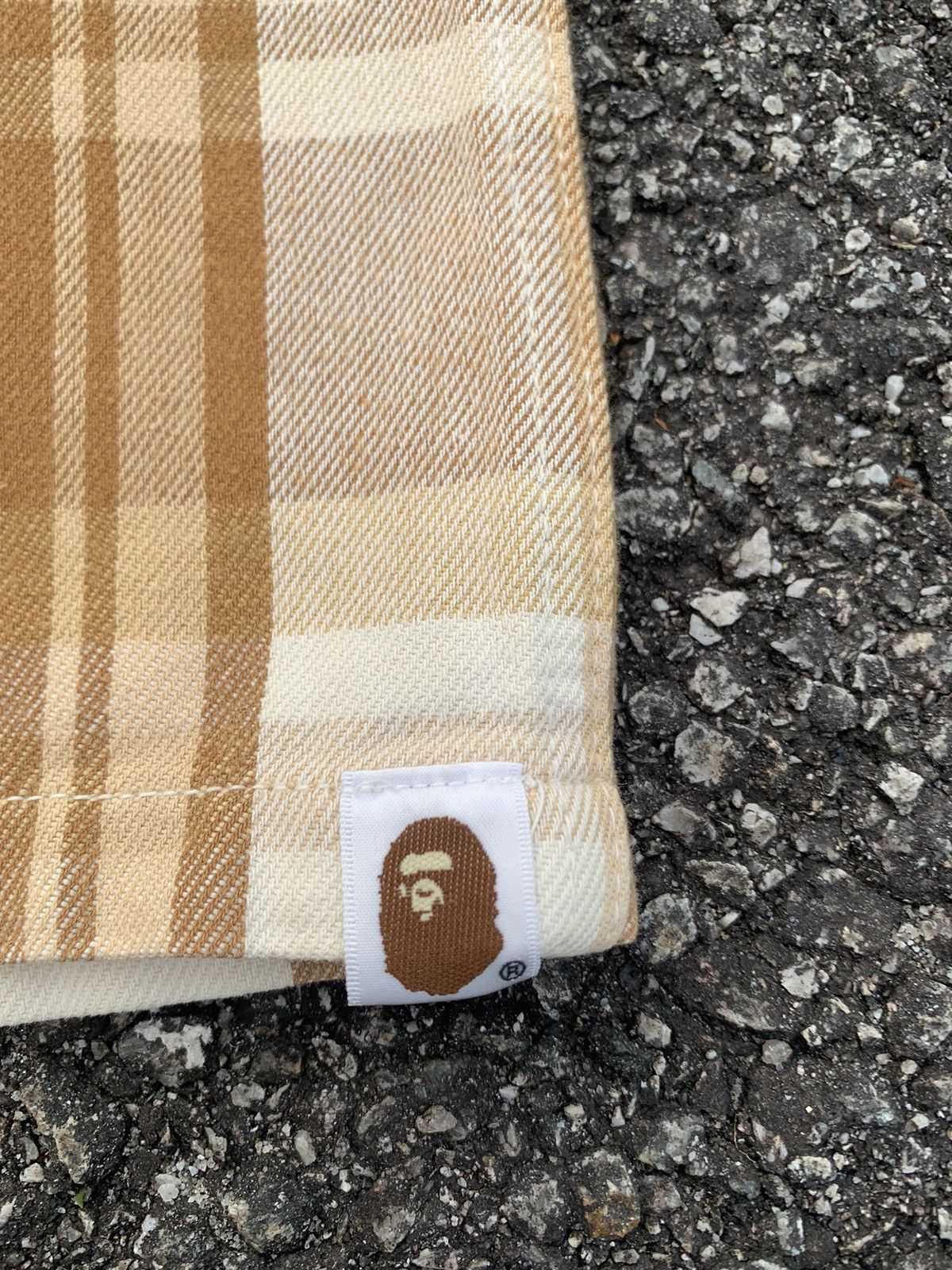 Bape Bape Check Shorts Size US 33 - 20 Thumbnail