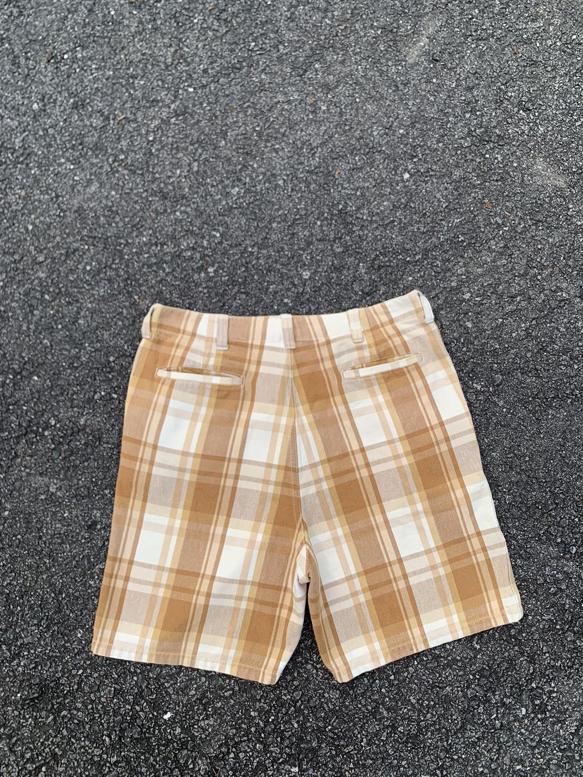 Bape Bape Check Shorts Size US 33 - 6 Thumbnail