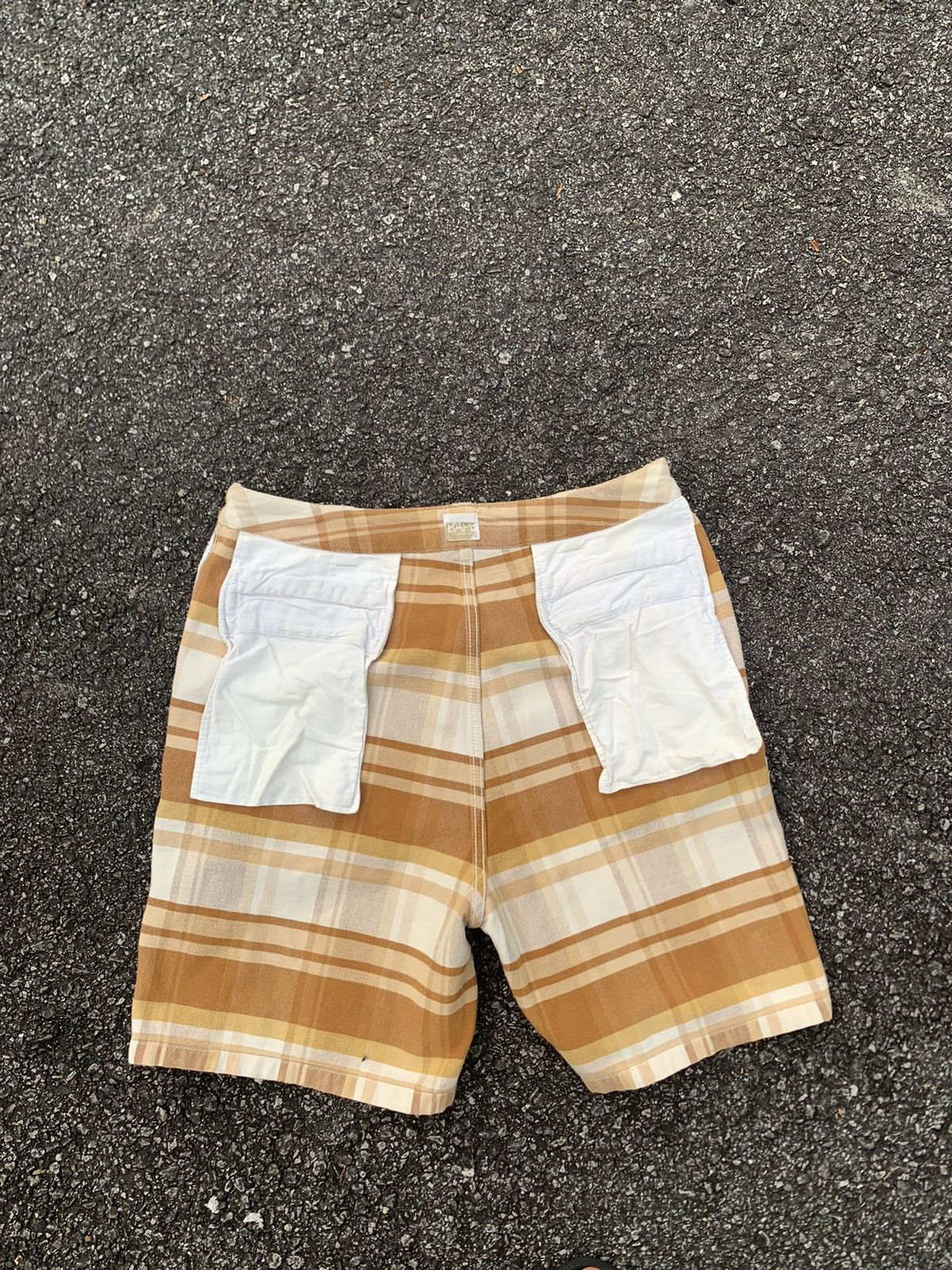 Bape Bape Check Shorts Size US 33 - 16 Thumbnail