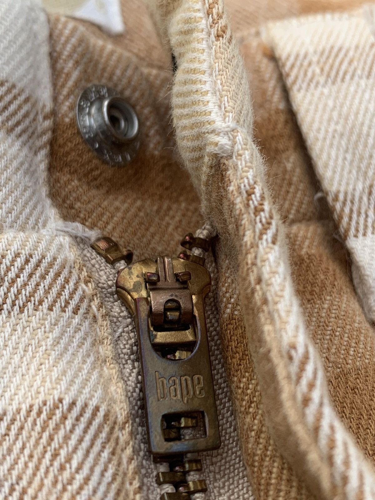 Bape Bape Check Shorts Size US 33 - 17 Thumbnail