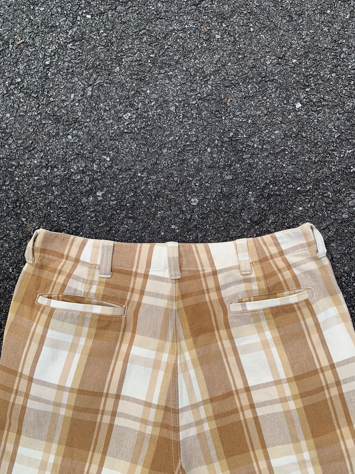 Bape Bape Check Shorts Size US 33 - 9 Thumbnail