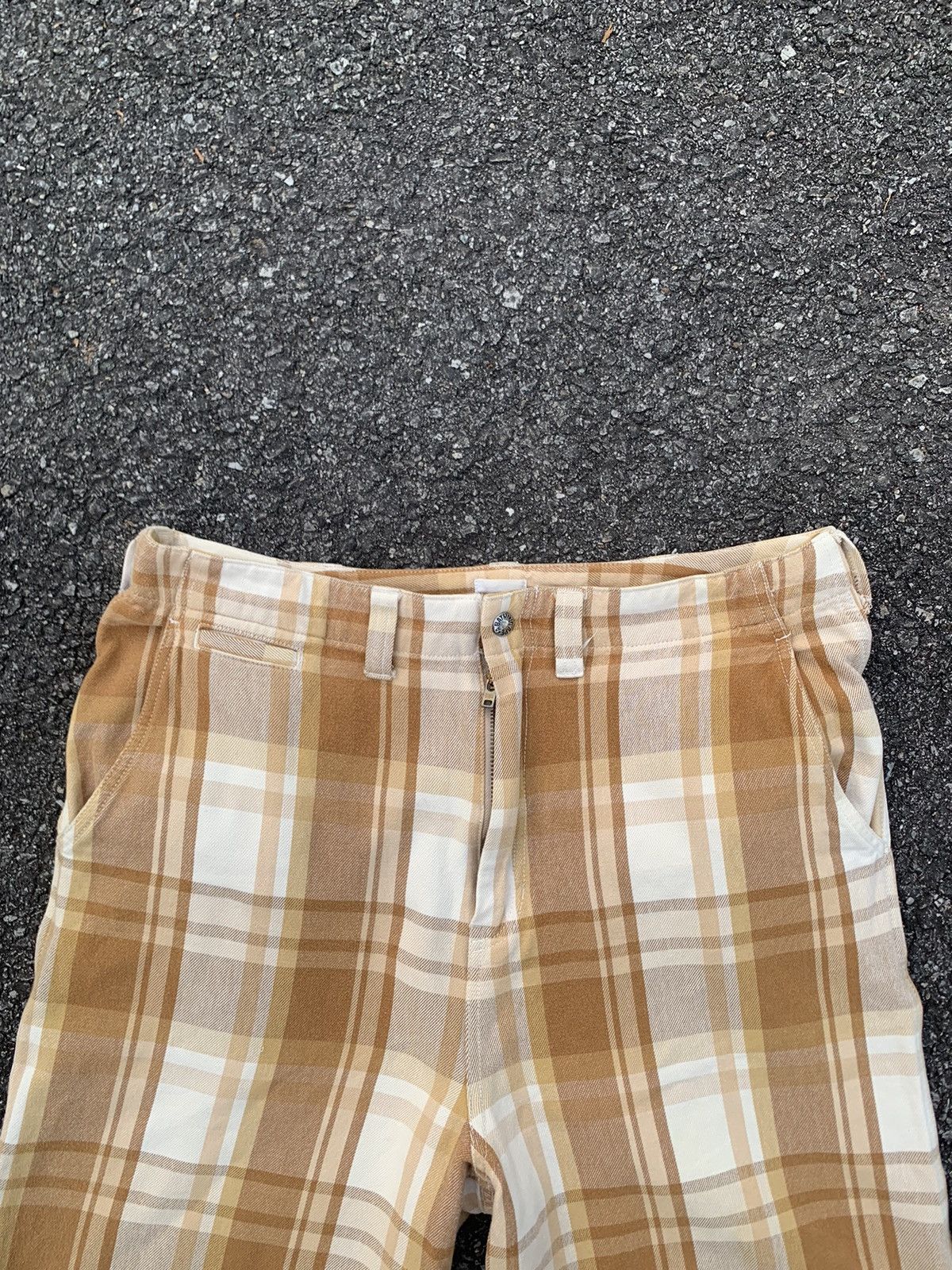 Bape Bape Check Shorts Size US 33 - 12 Thumbnail